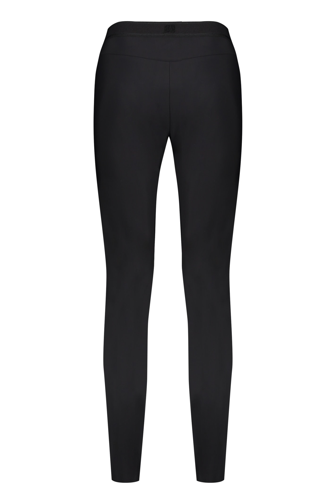 Shop Givenchy Elasticated Waist Leggings In Black