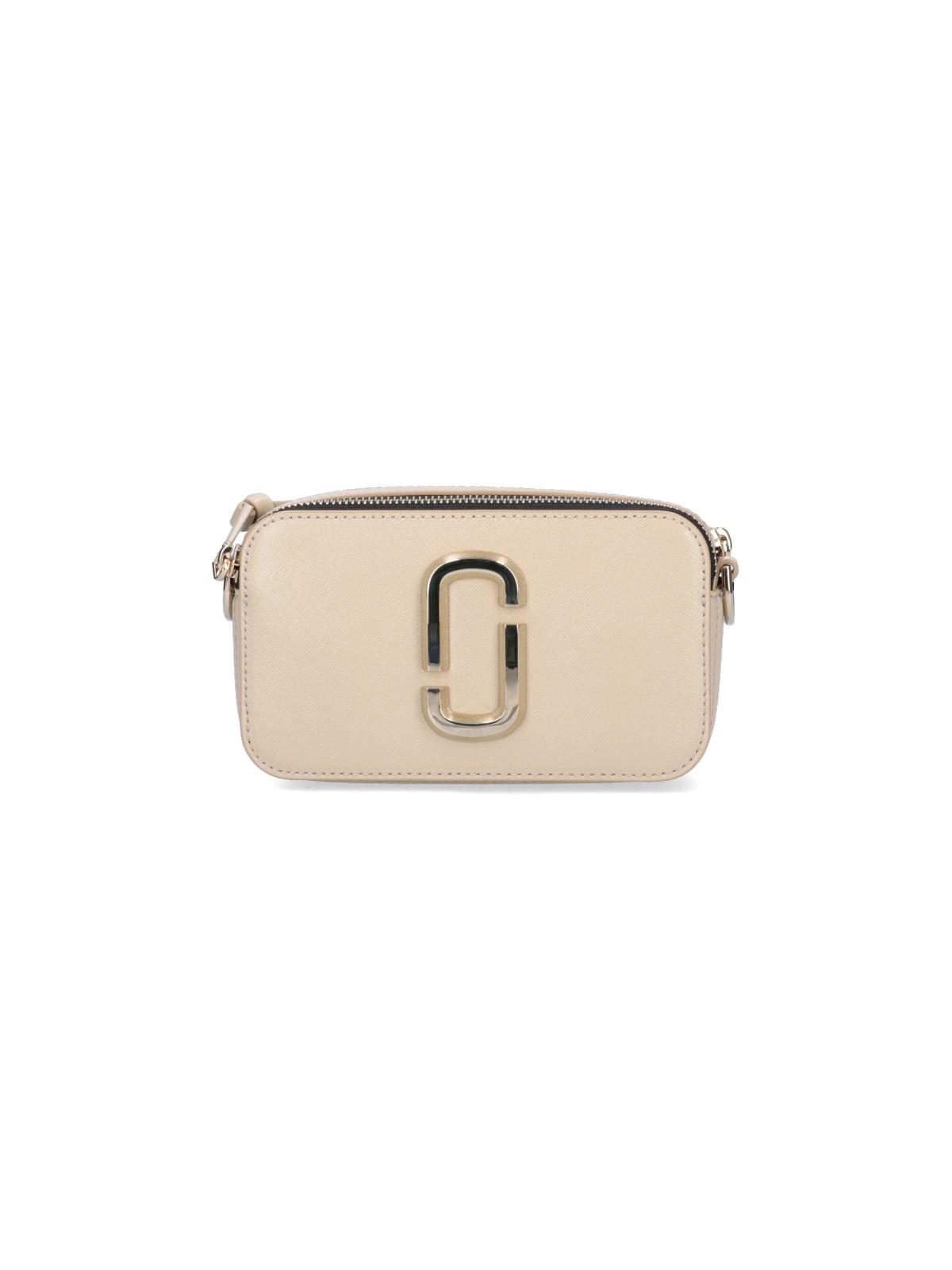 Shop Marc Jacobs The Snapshot Dtm Shoulder Bag In Khaki