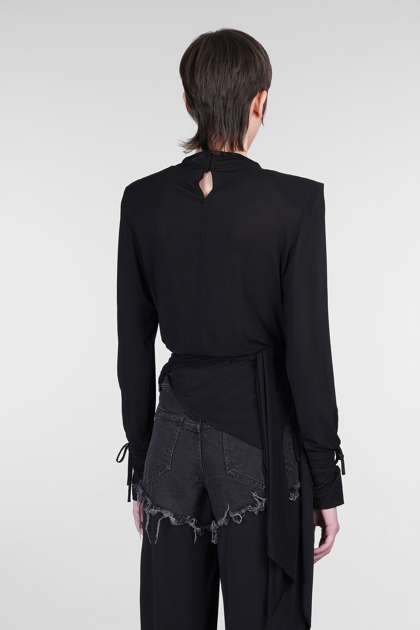Christopher Esber Topwear In Black Viscose