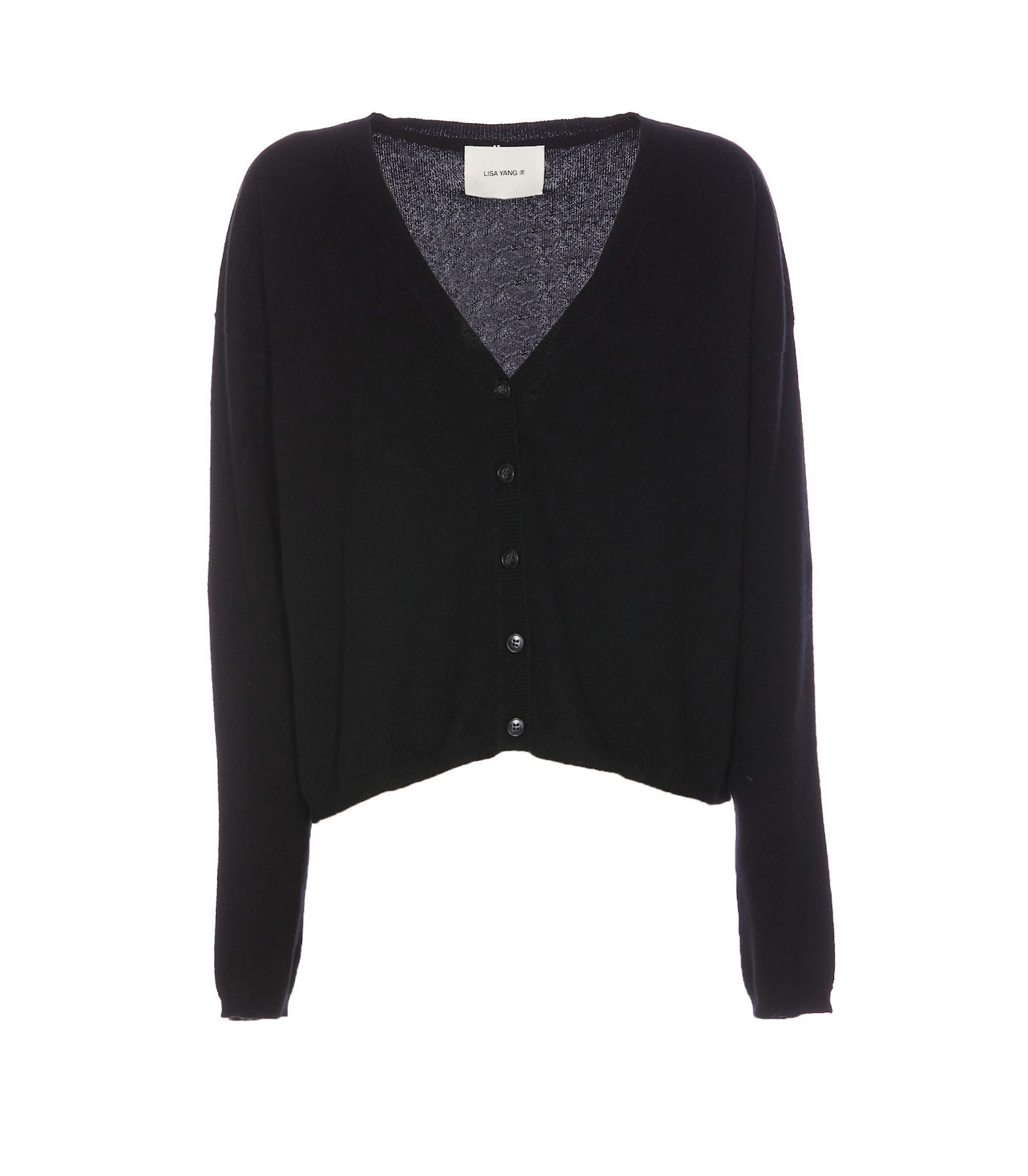 Shop Lisa Yang Abby Cardigan In Black