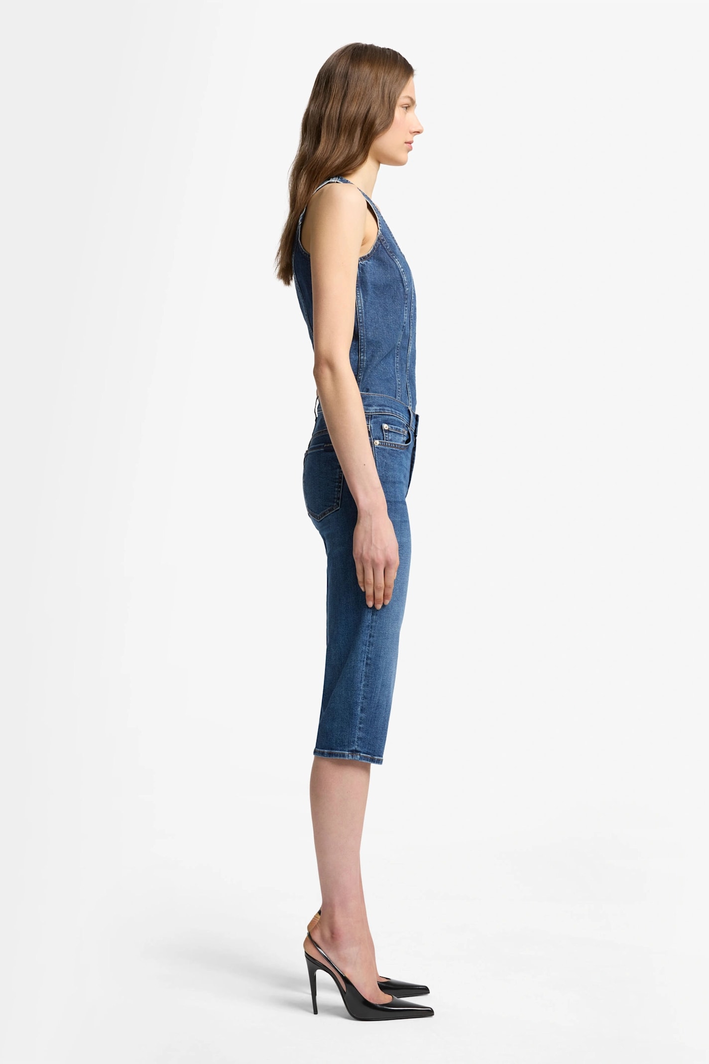 7 For All Mankind Capri Soho Light In Blue
