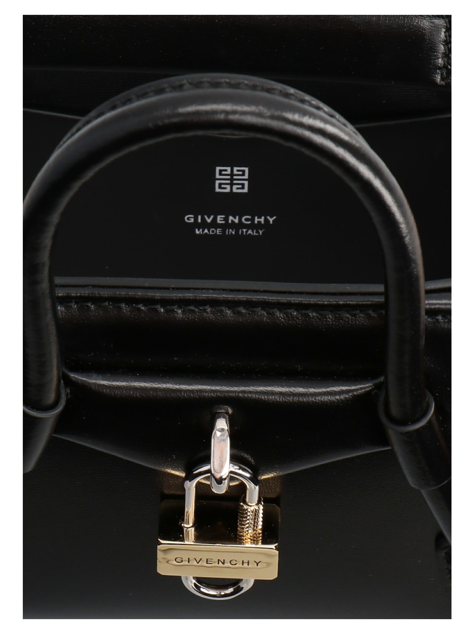 Shop Givenchy Antigona Mini Handbag In Black