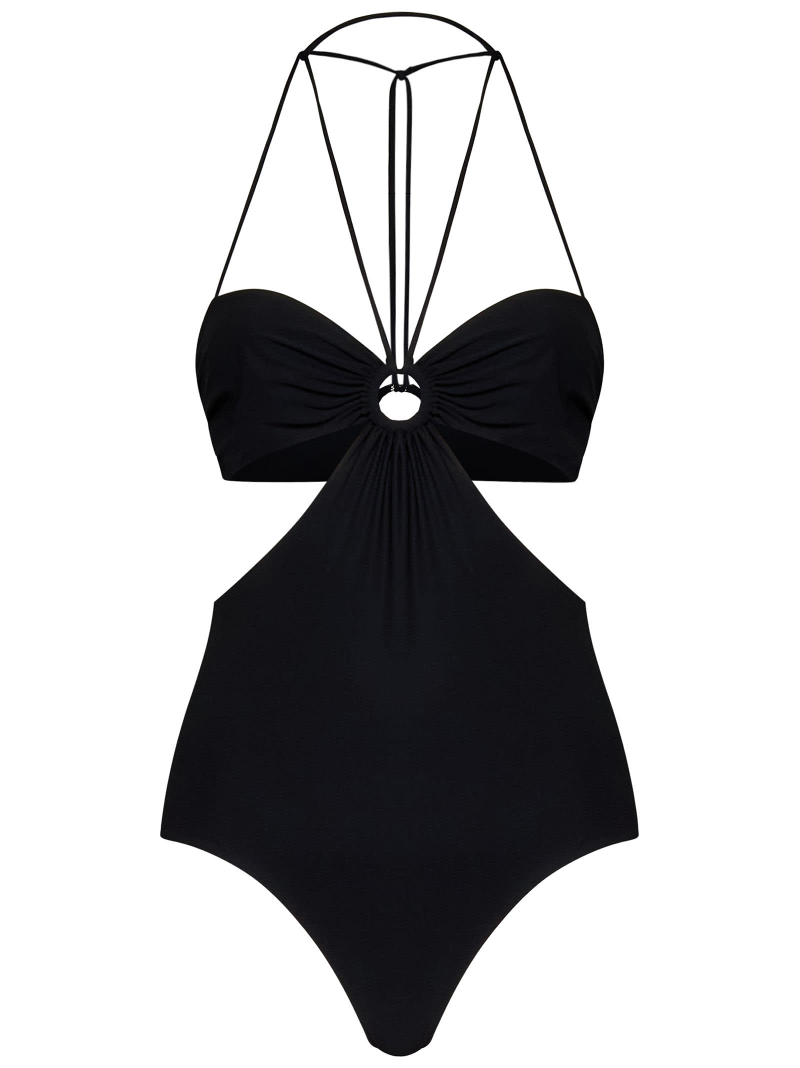 Shop Nensi Dojaka Swimsuit In Black