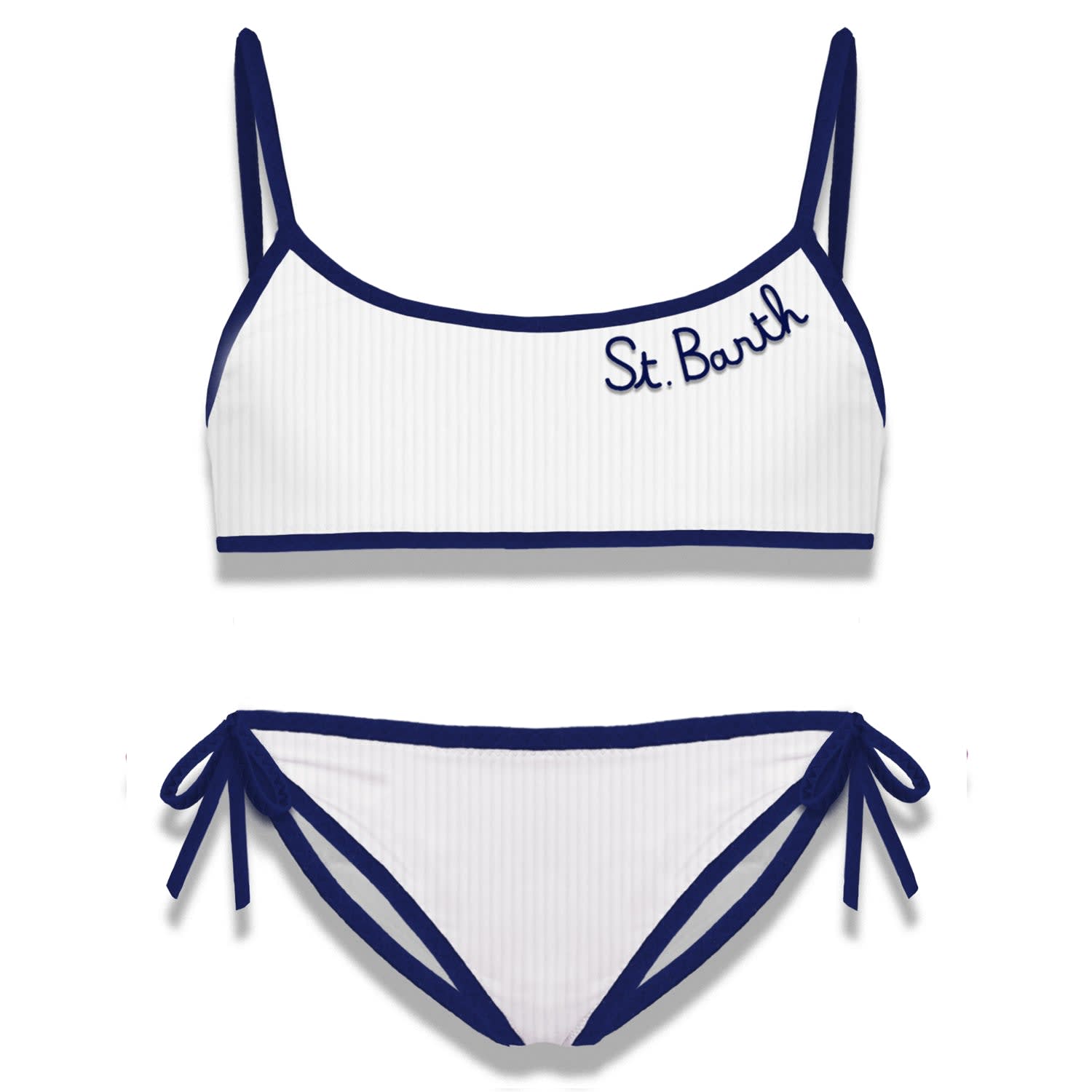 MC2 Saint Barth Girl White Bralette Bikini