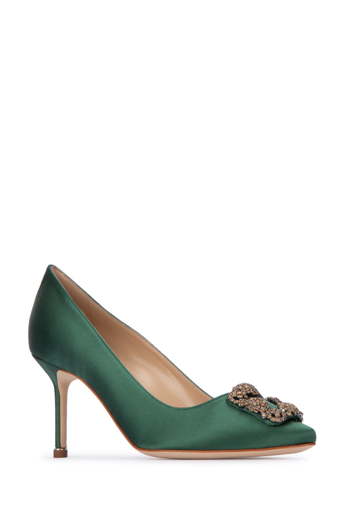 Shop Manolo Blahnik Scarpe Con Tacco In Dgrn