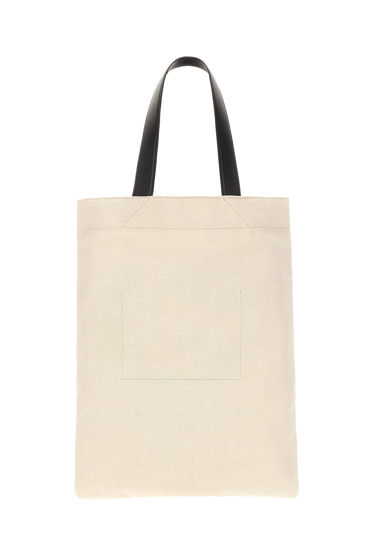 Shop Jil Sander Sand Canvas Shopping Bag In 280