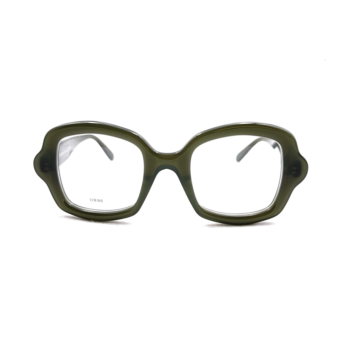 Loewe Lw50066i Curvy 096 Glasses In Verde