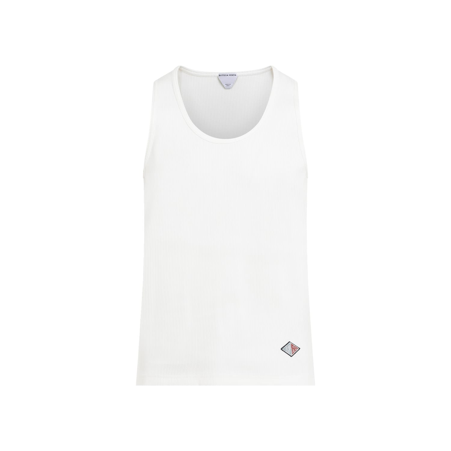 Shop Bottega Veneta Tank Top In Chalk