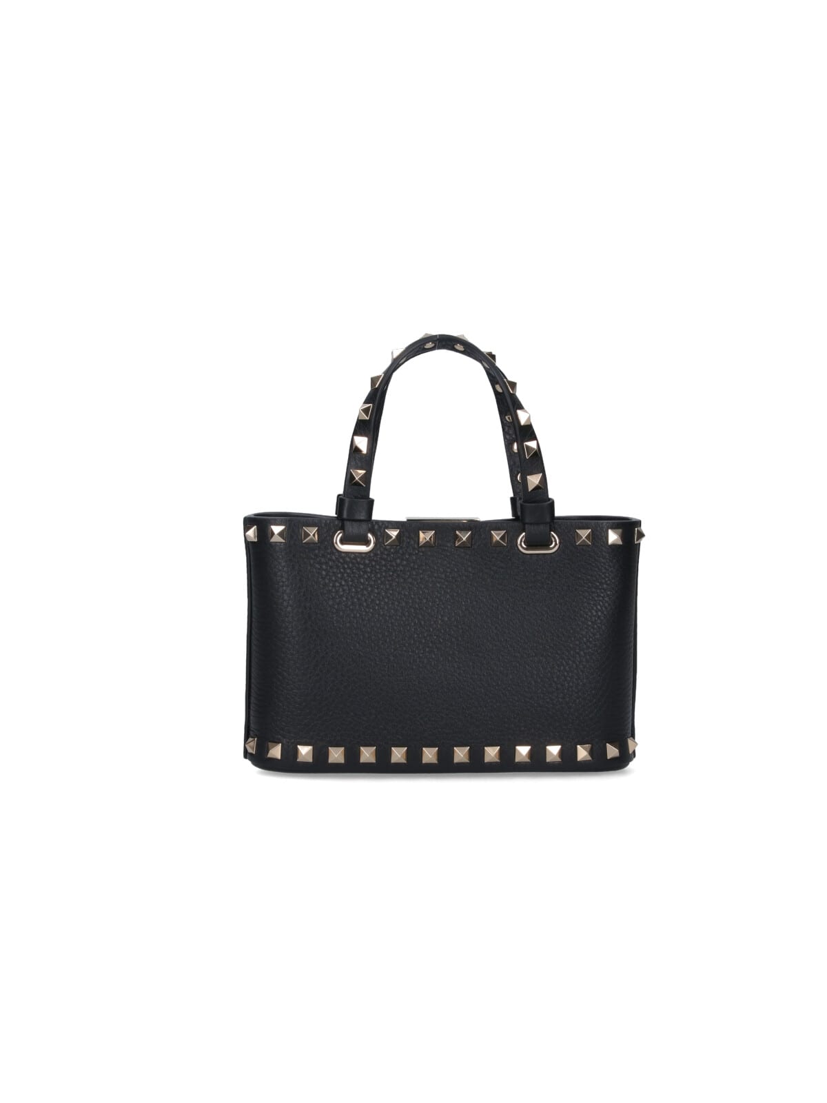 Valentino Mini Tote Bag Rockstud In Black