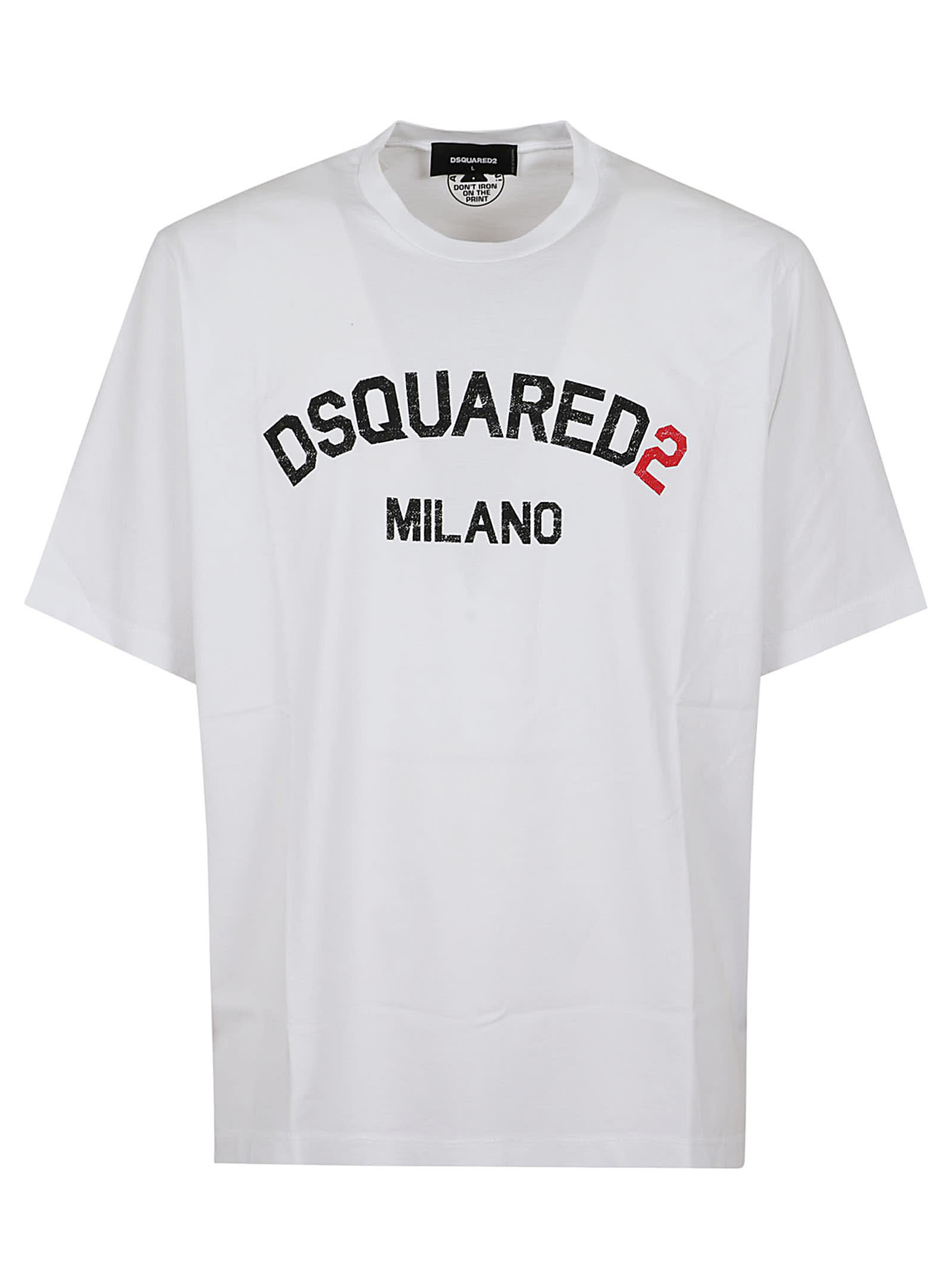 Shop Dsquared2 Loose Fit Tee In White