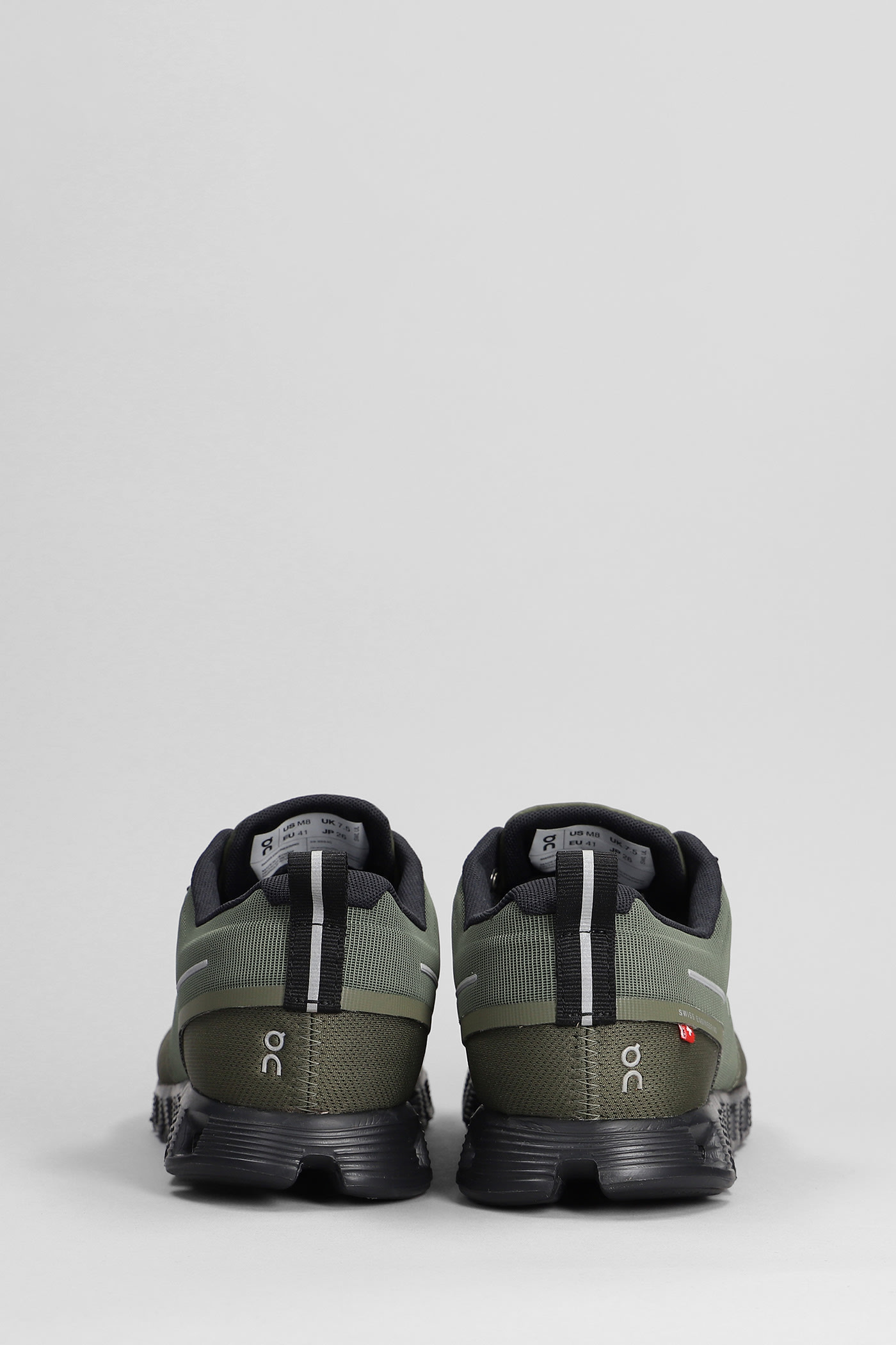 Shop On Cloud 5 Waterproof Sneakers In Green Polyester In Olive