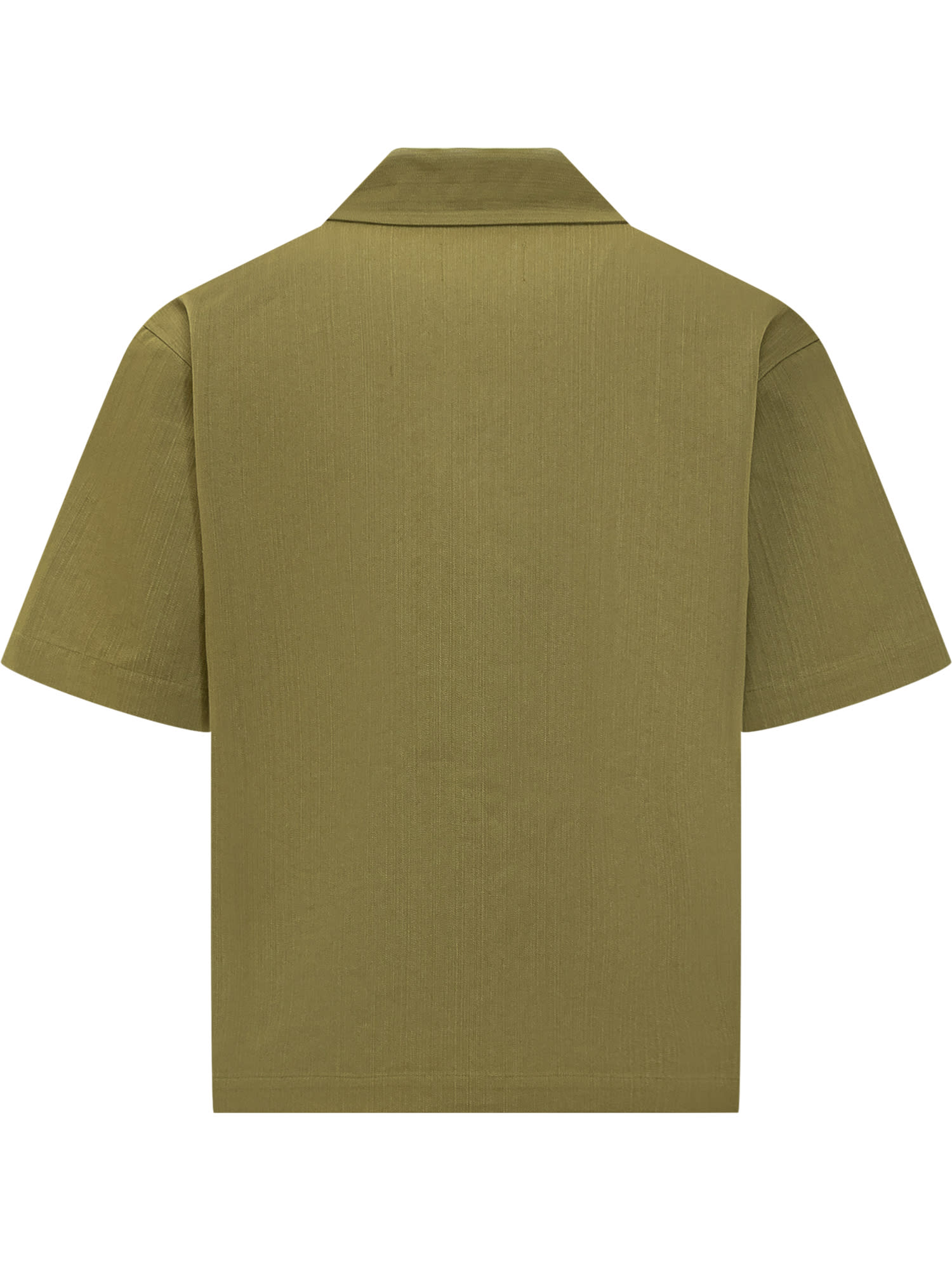 Shop Bonsai Oversize Shirt In Cress Green