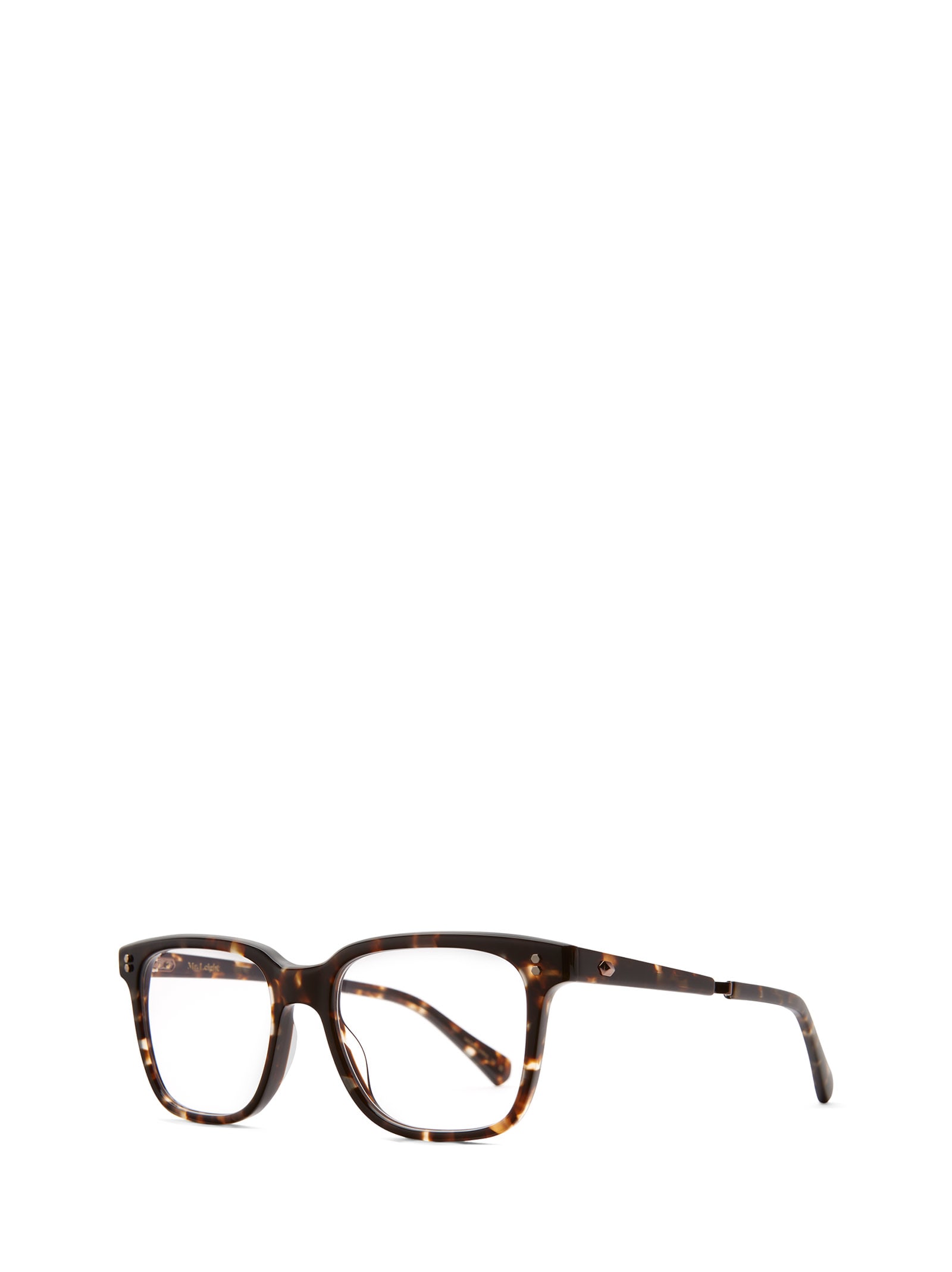 Shop Mr Leight Lautner C Leopard Tortoise-antique Gold Glasses