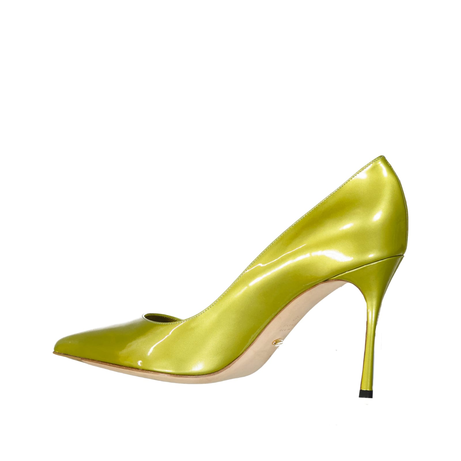Shop Sergio Rossi Leather Pumps In Green