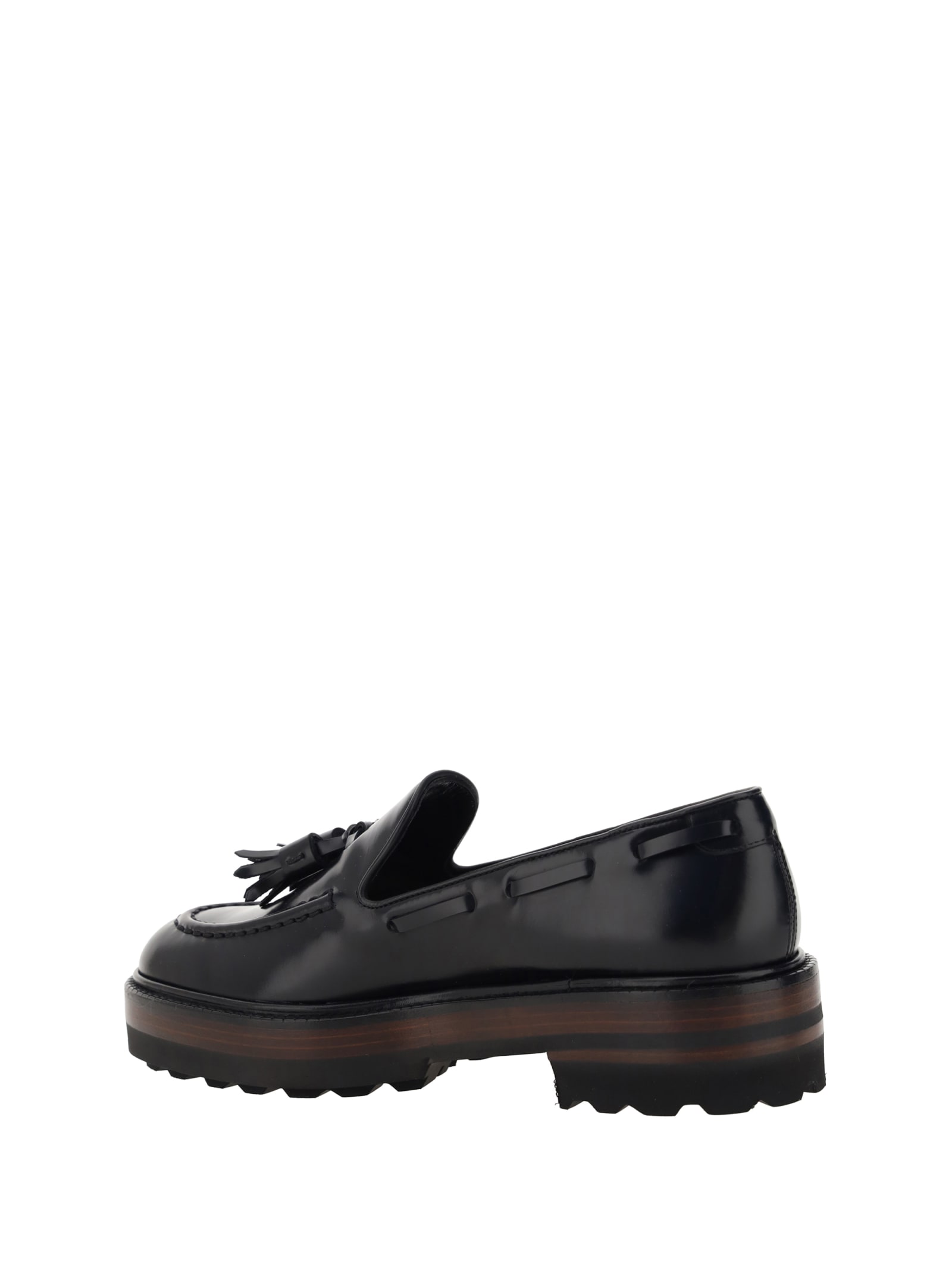 Shop Fratelli Rossetti Loafers In Nero