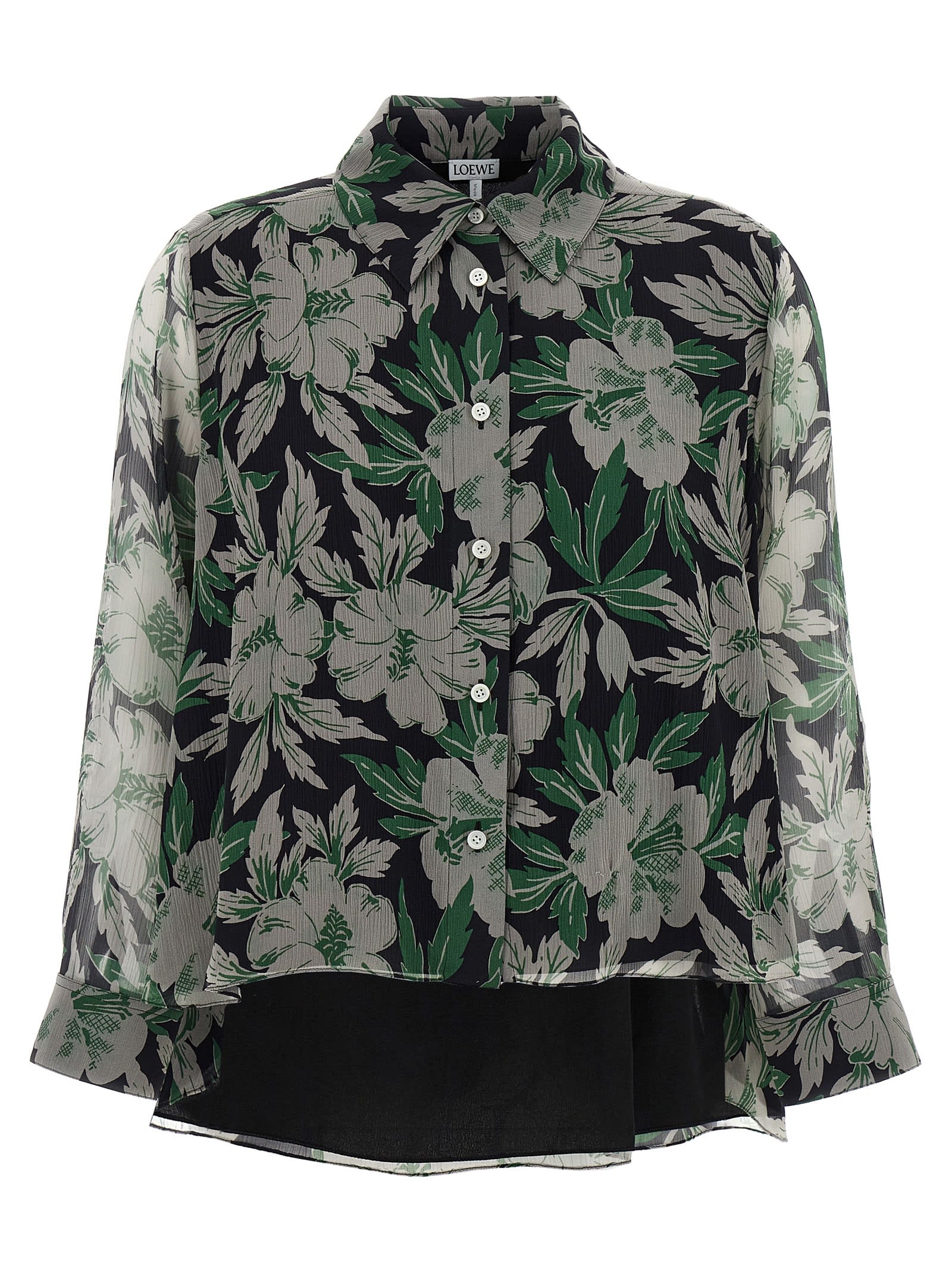 Loewe Silk Shirt In Multi