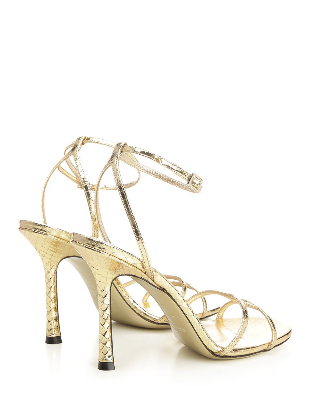 Jimmy Choo Leo Sandal In Gold
