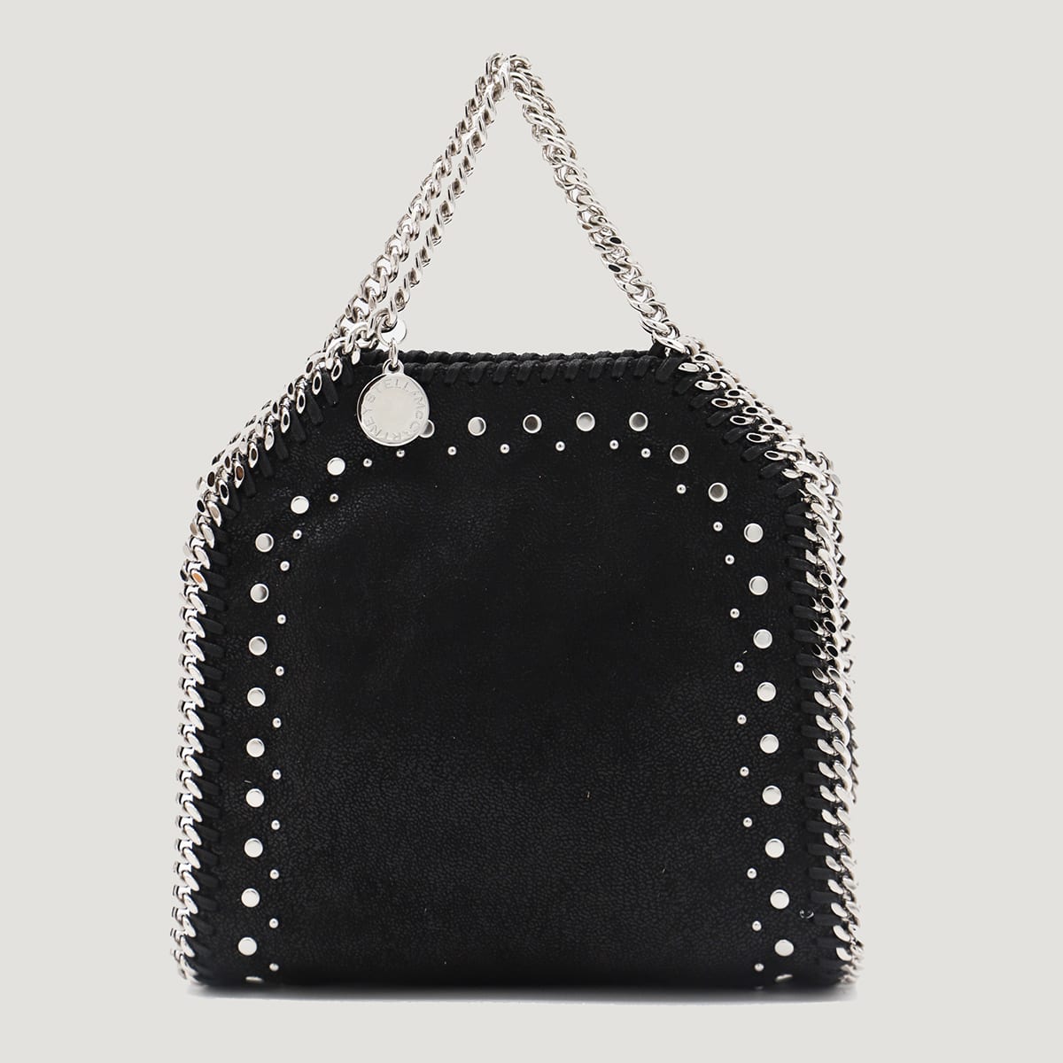 Stella Mccartney Black Fuax Leather Tiny Falabella Crossbody Bag