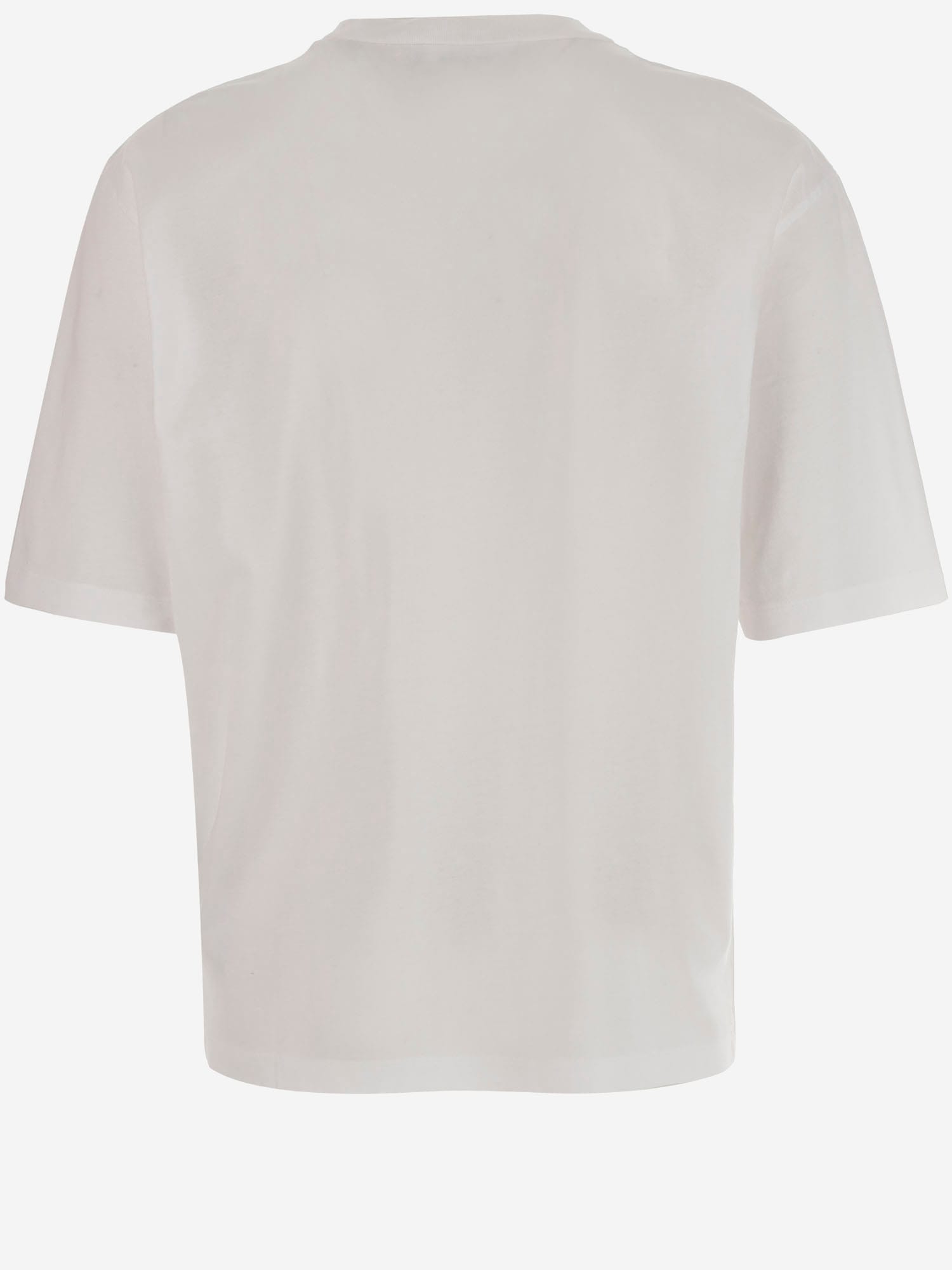 Dsquared2 White Cotton T-shirt With Logo In White