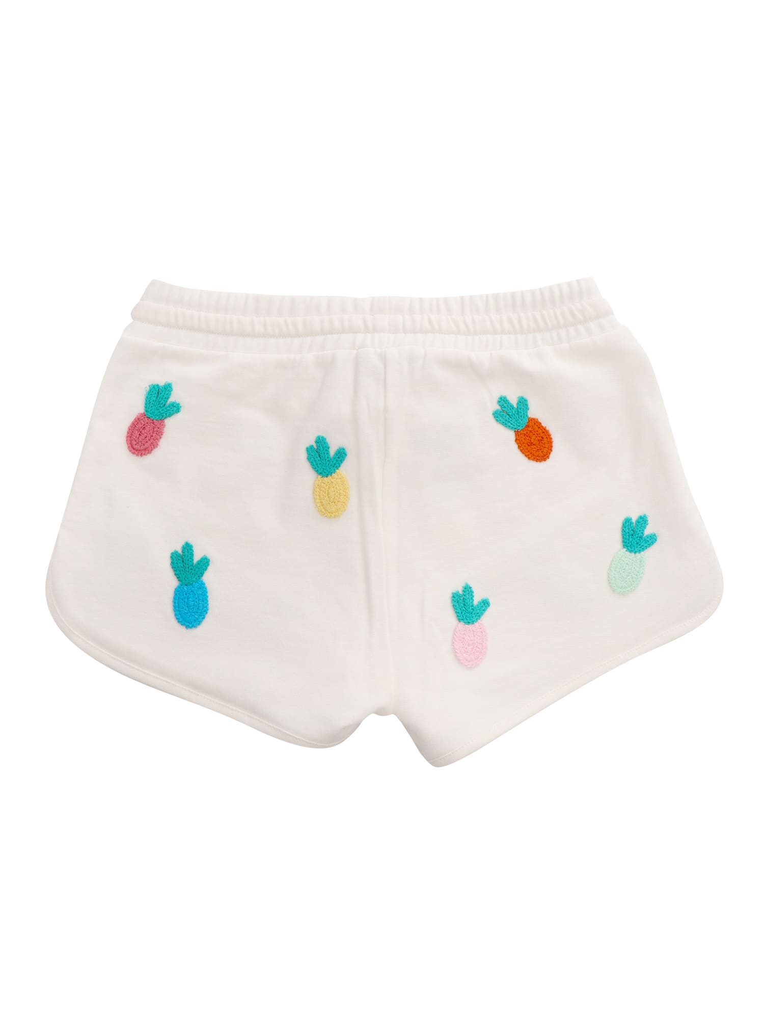 Shop Stella Mccartney White Shorts With Embroidery
