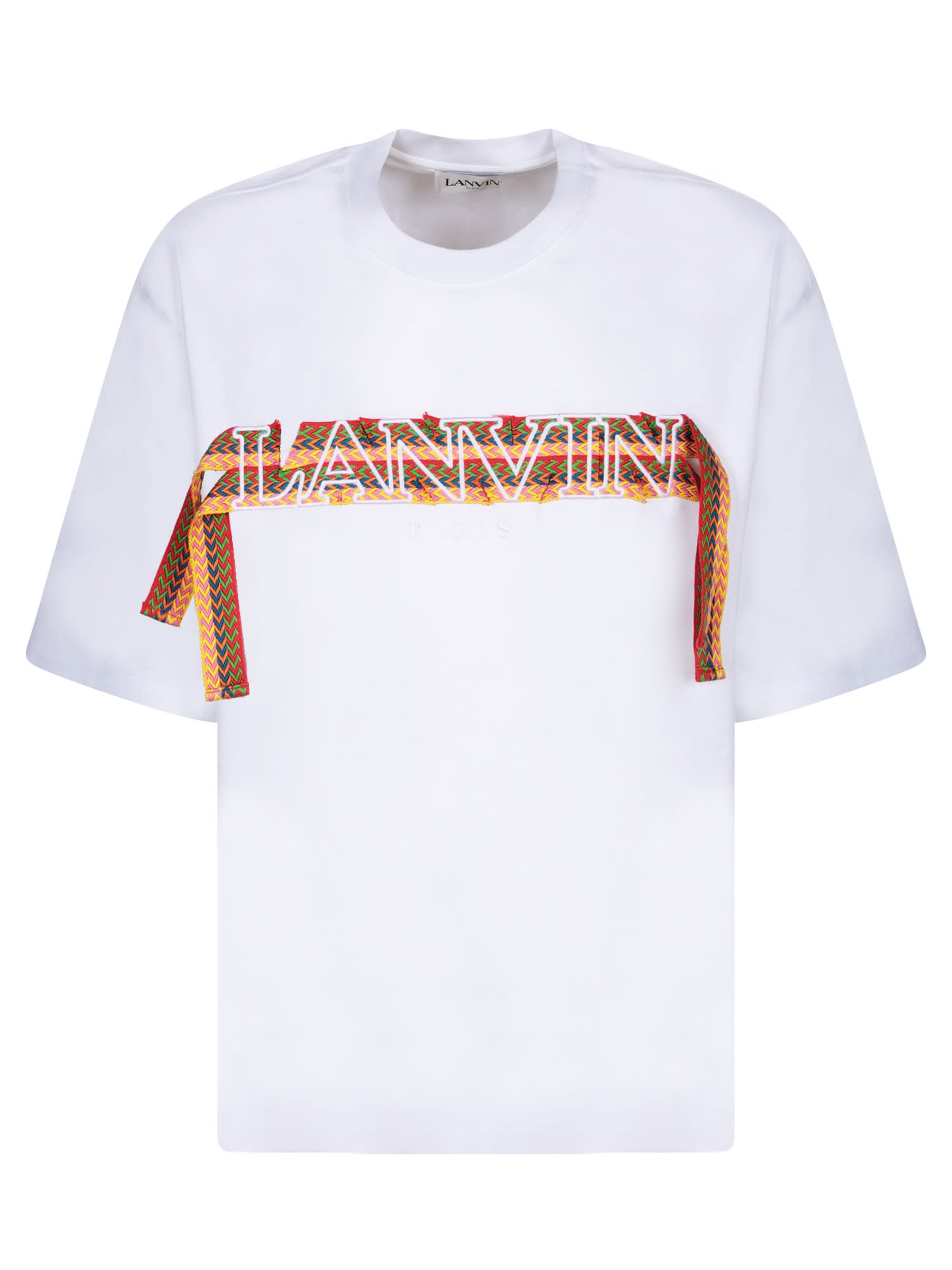 Shop Lanvin Curblance White T-shirt