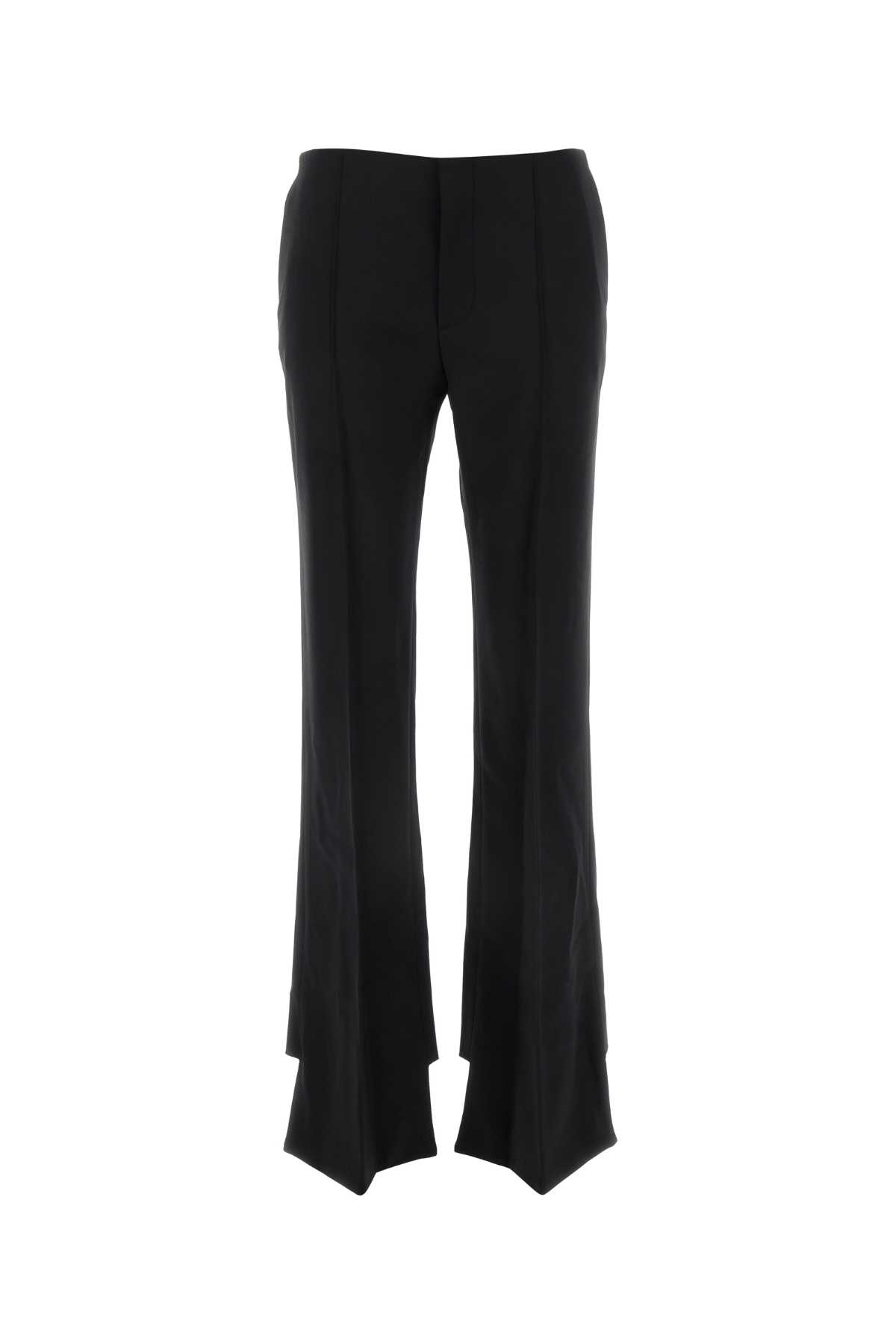 Shop Chloé Black Stretch Wool Pant