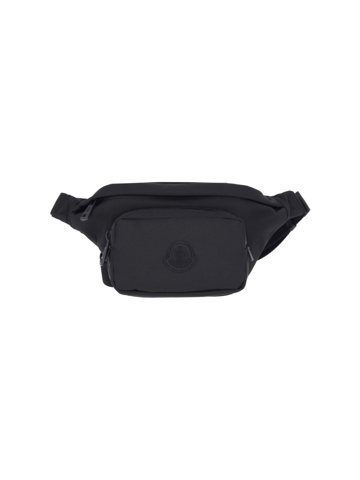 Shop Moncler Belt Bag Durance In Black