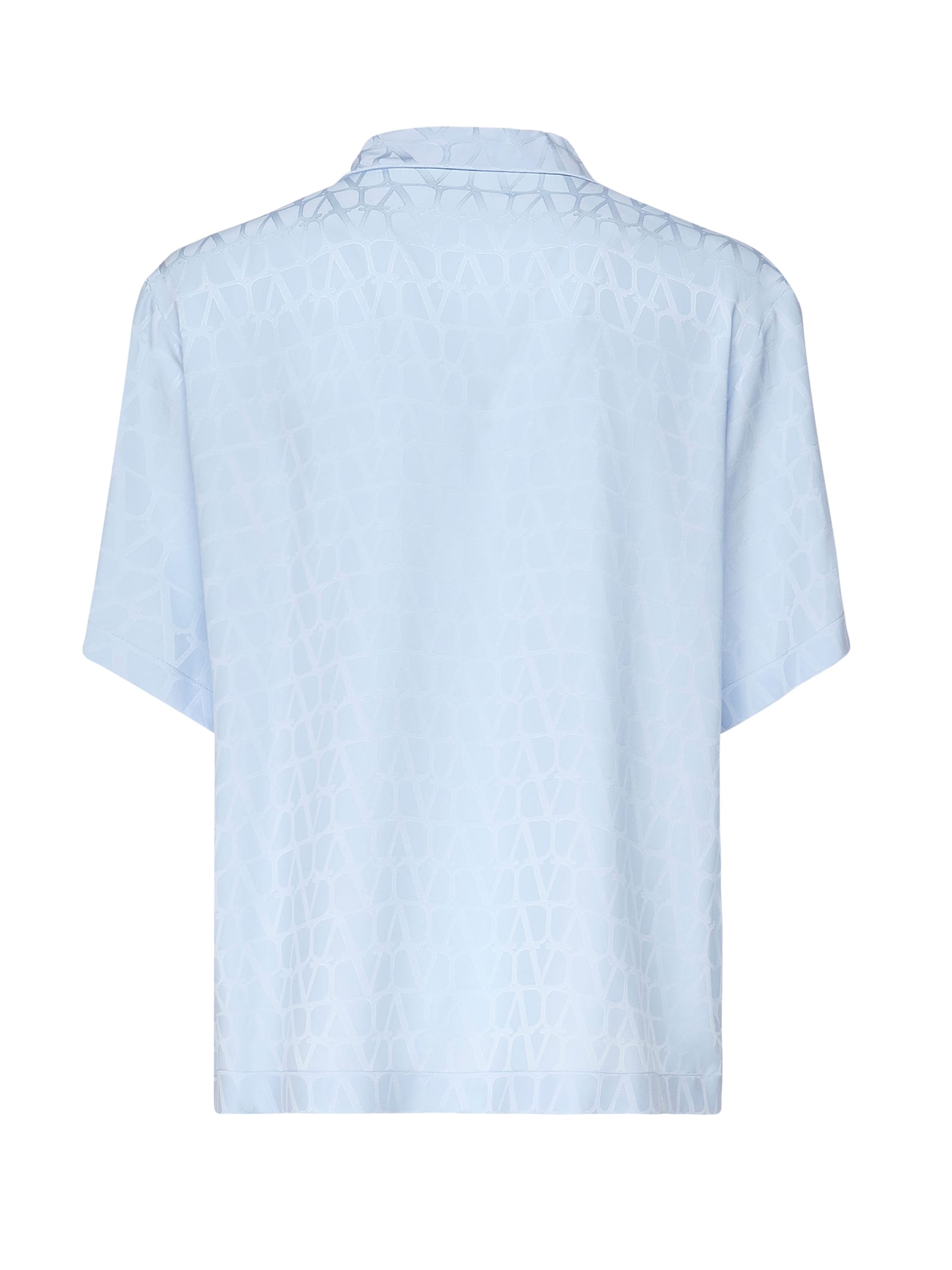 Valentino Toile Iconographe-jacquard Silk Shirt