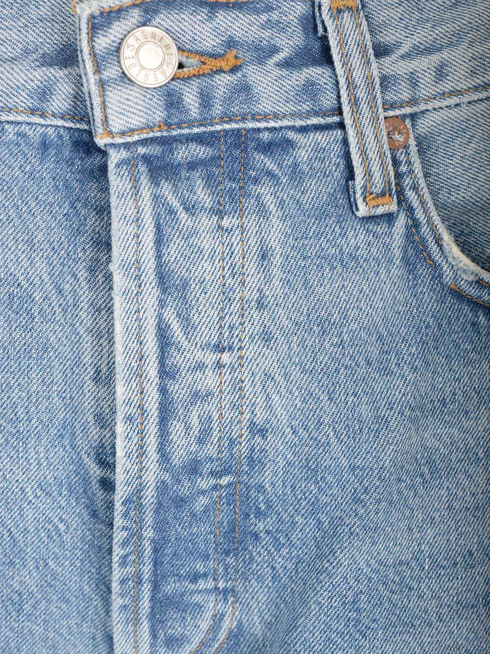 Shop Agolde Light Blue Baggy Jeans In Blu Denim Chiaro