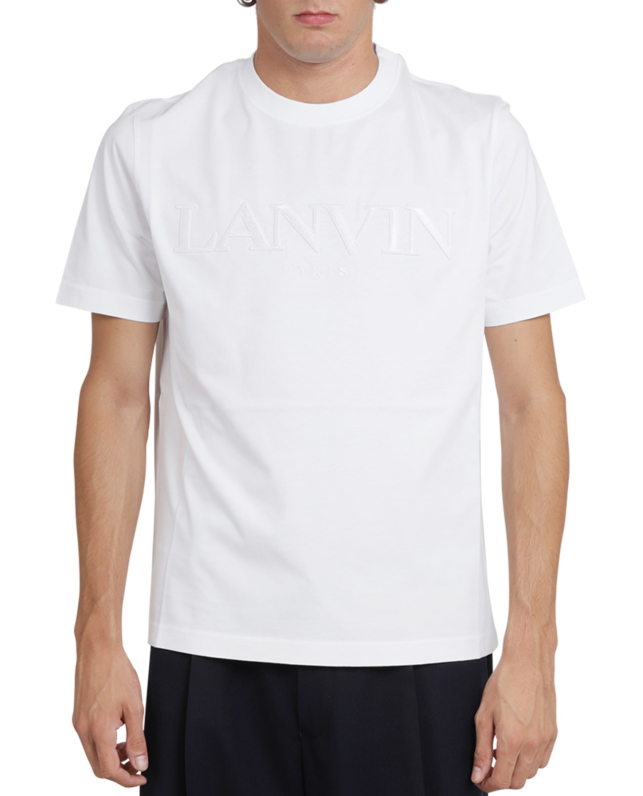 Lanvin White Classic Logo T-shirt