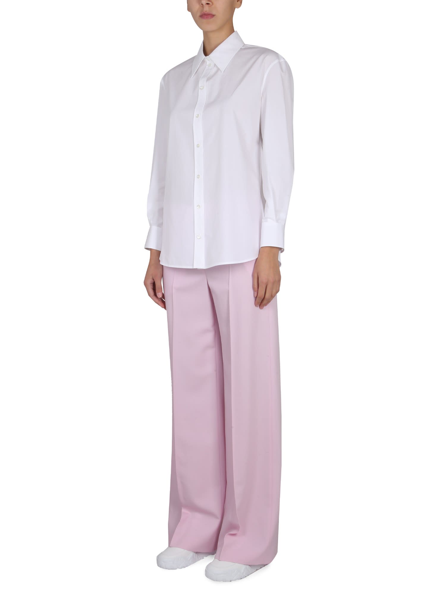 Alexander Mcqueen Mcqueen Tuxedo Shirt In White