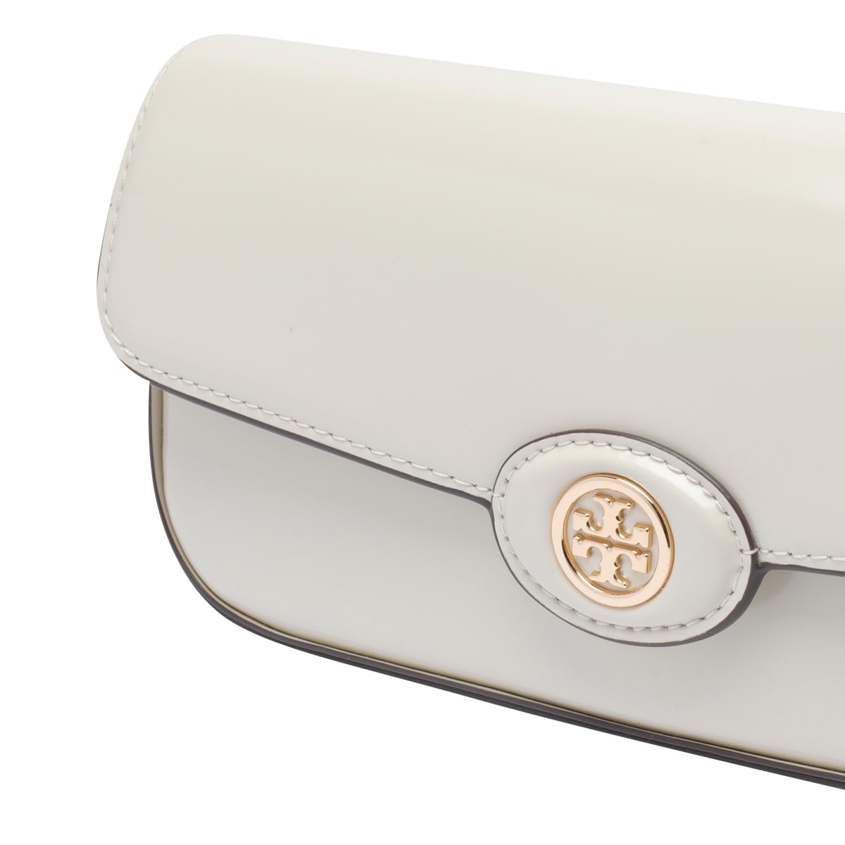 Tory Burch Robinson Shoulder Bag In White