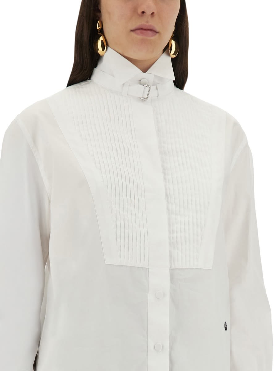 Alexander Mcqueen Tuxedo Shirt In White