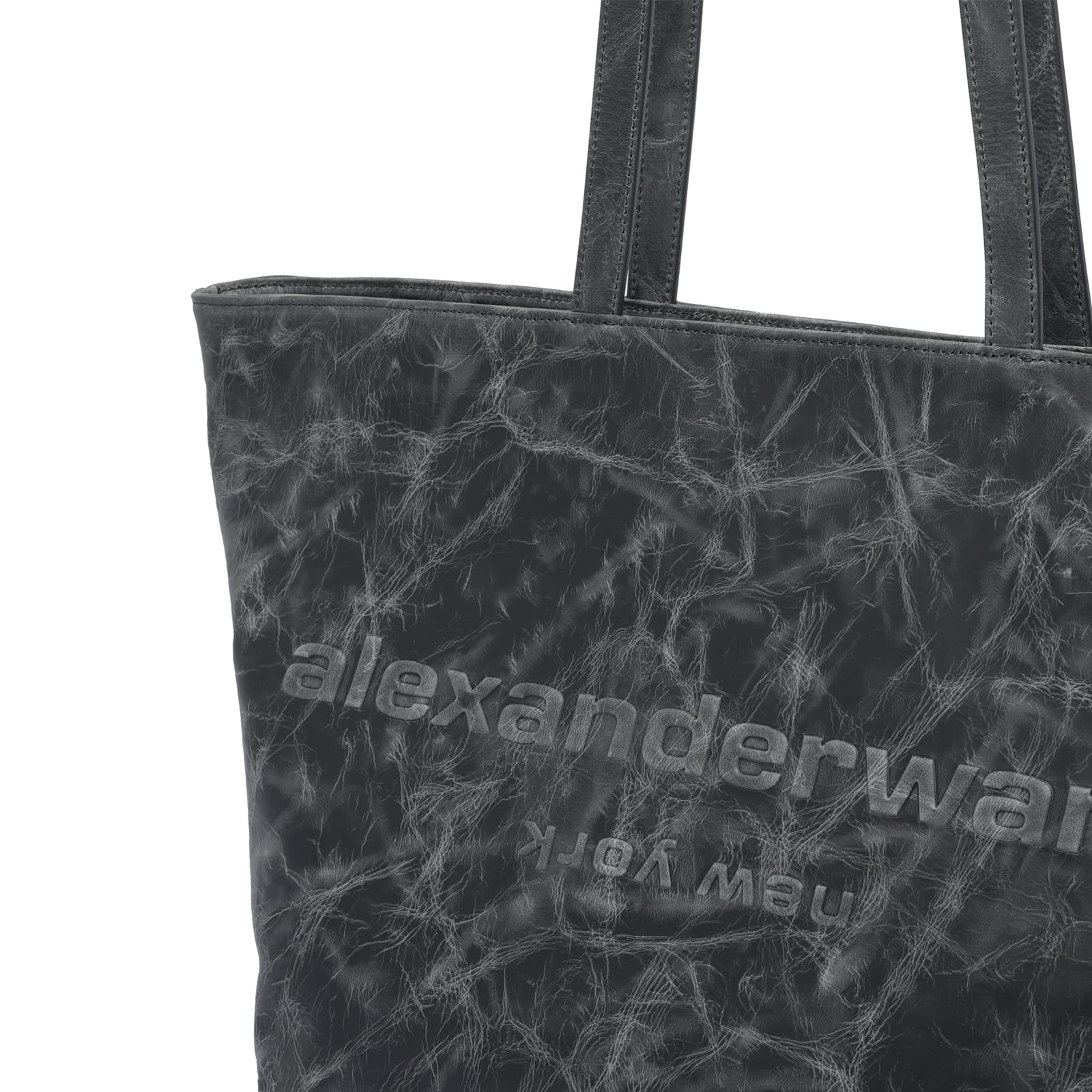 Alexander Wang Punch Tote Bag In Gray