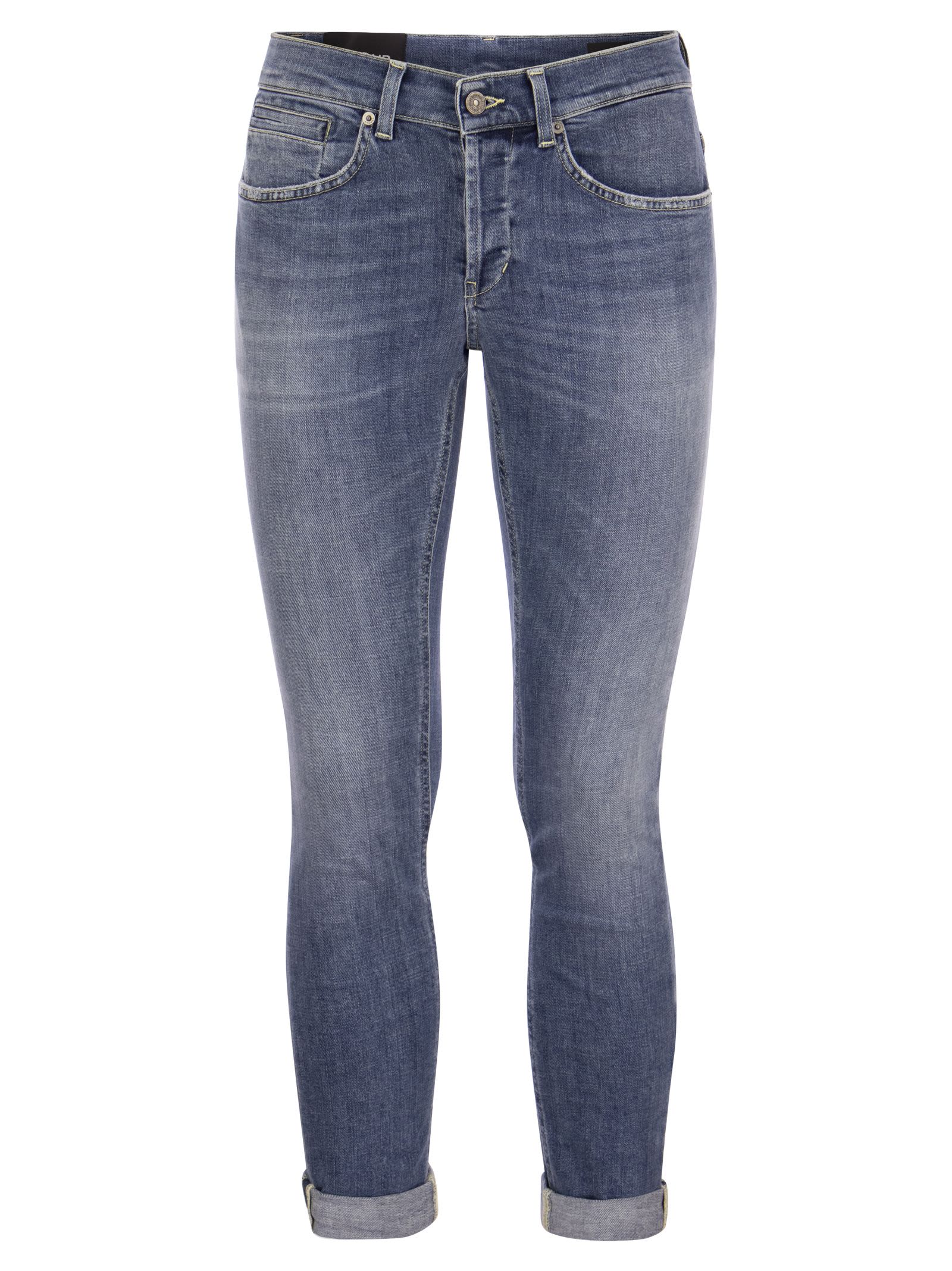 Shop Dondup George - Five Pocket Jeans In Light Denim