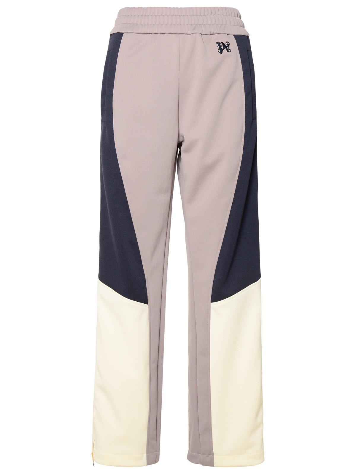 Logo Embroidered Colour-blocked Track Pants