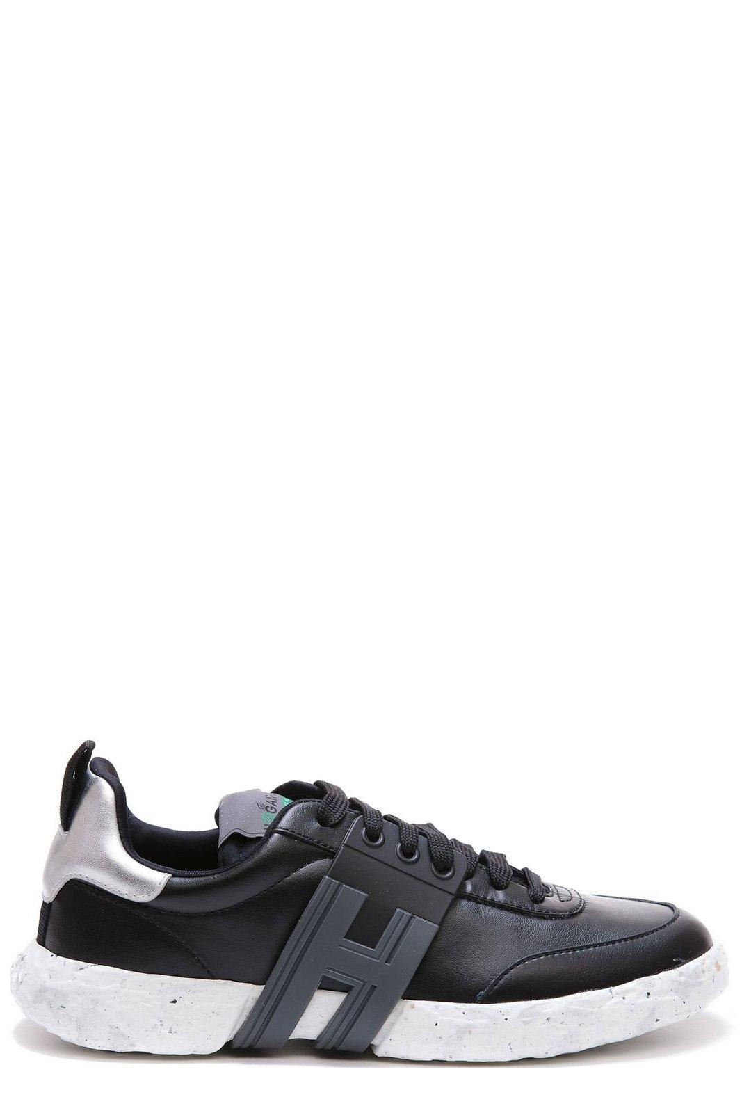 Shop Hogan 3r Lace-up Sneakers In Black