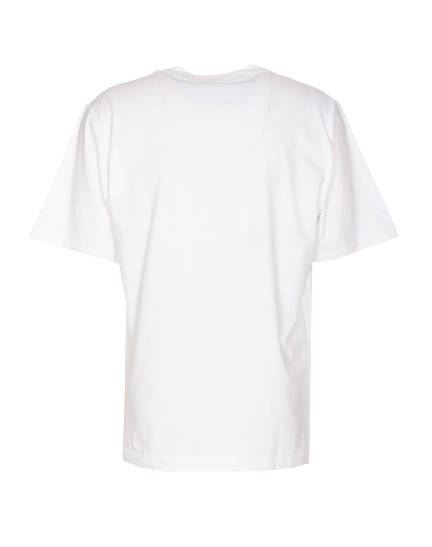 Shop Dolce & Gabbana Marina Print T-shirt In Bianco