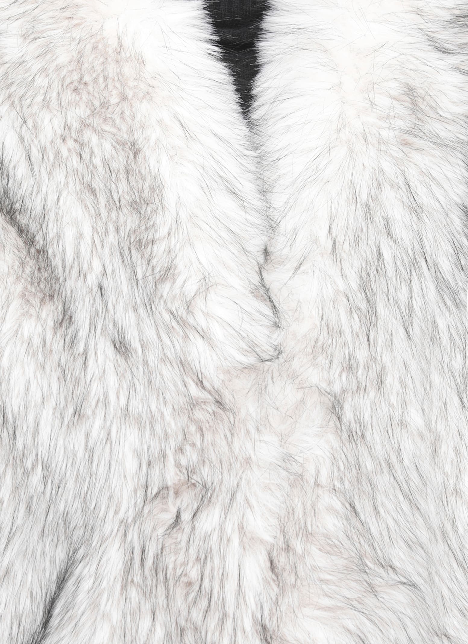 Betta Corradi Syntetic Fur Vest In Gray