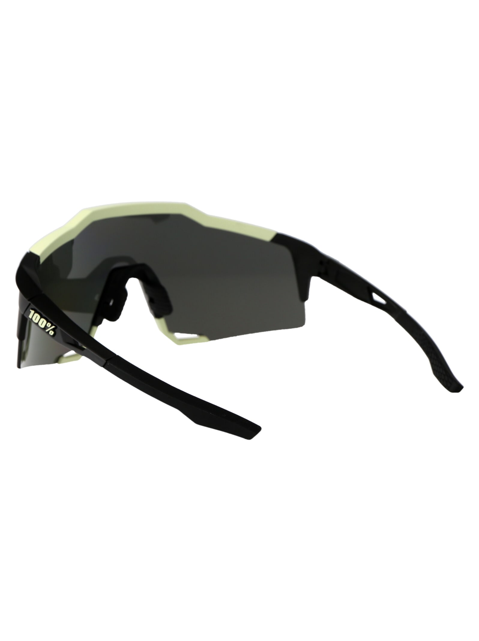 Shop 100% Speedcraft Sunglasses In Soft Tact Glow Black Mirror Lens