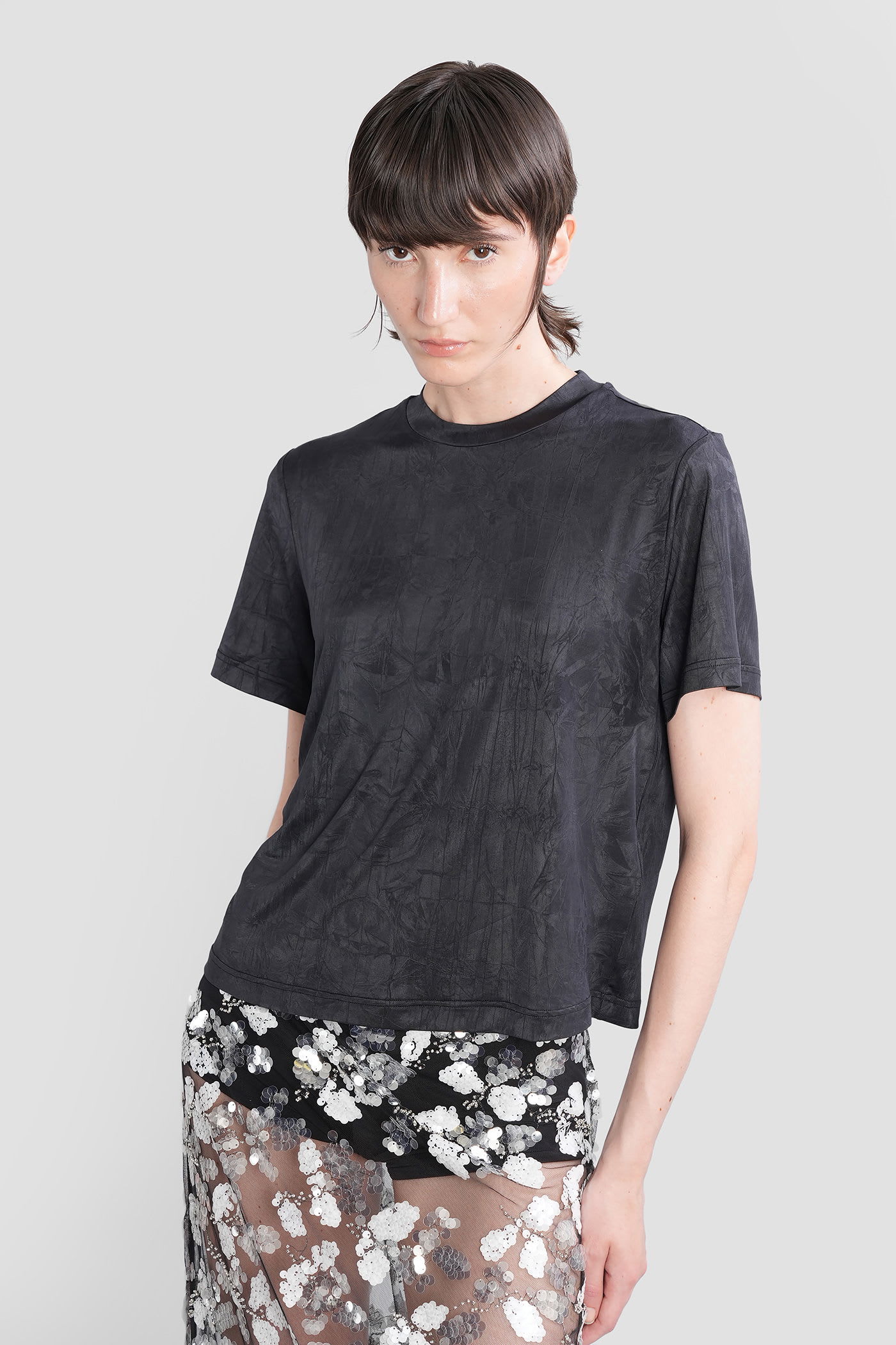 Ledus T-shirt In Black Polyester