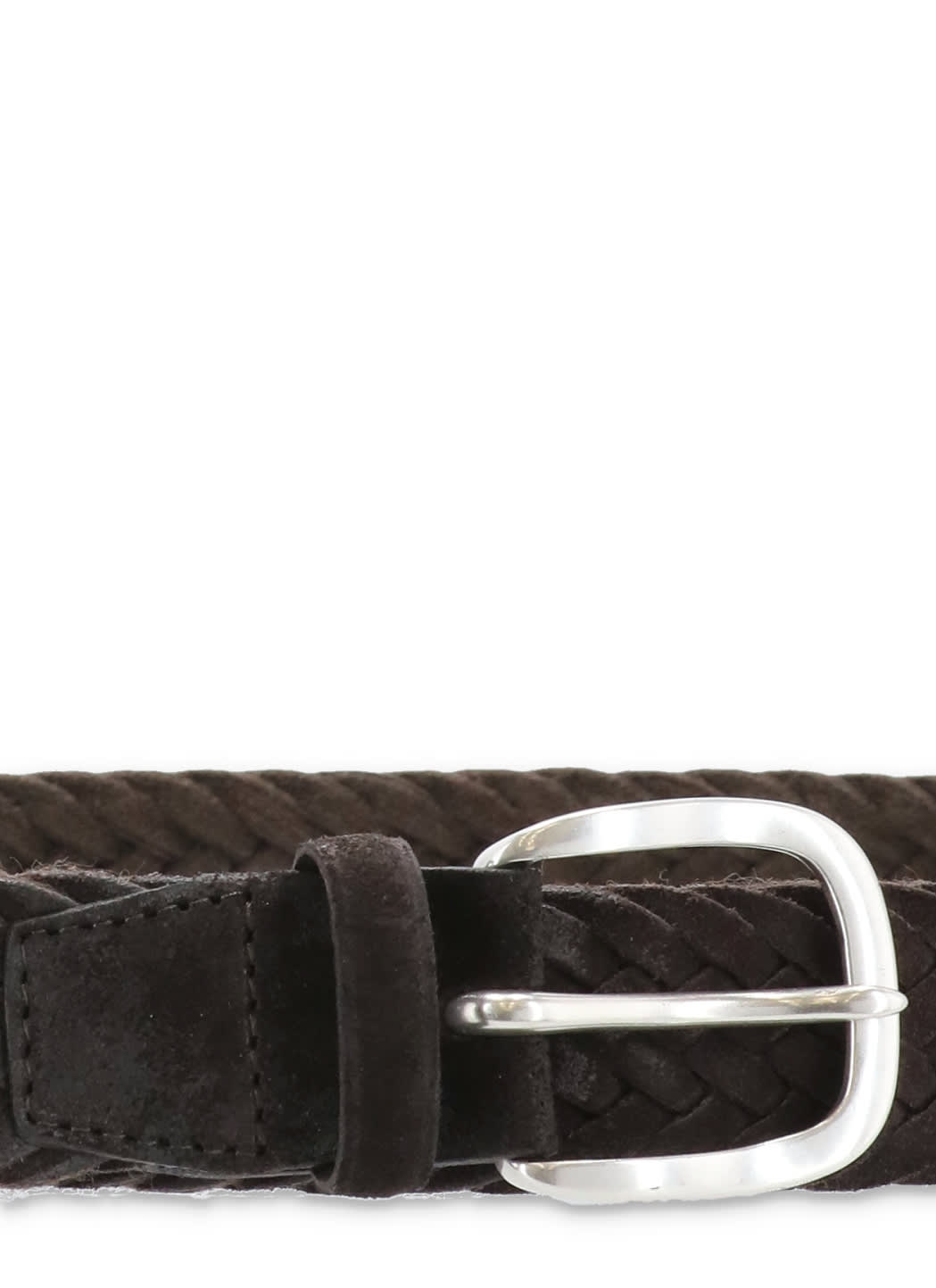 Shop Orciani Nature Belt In Marrone