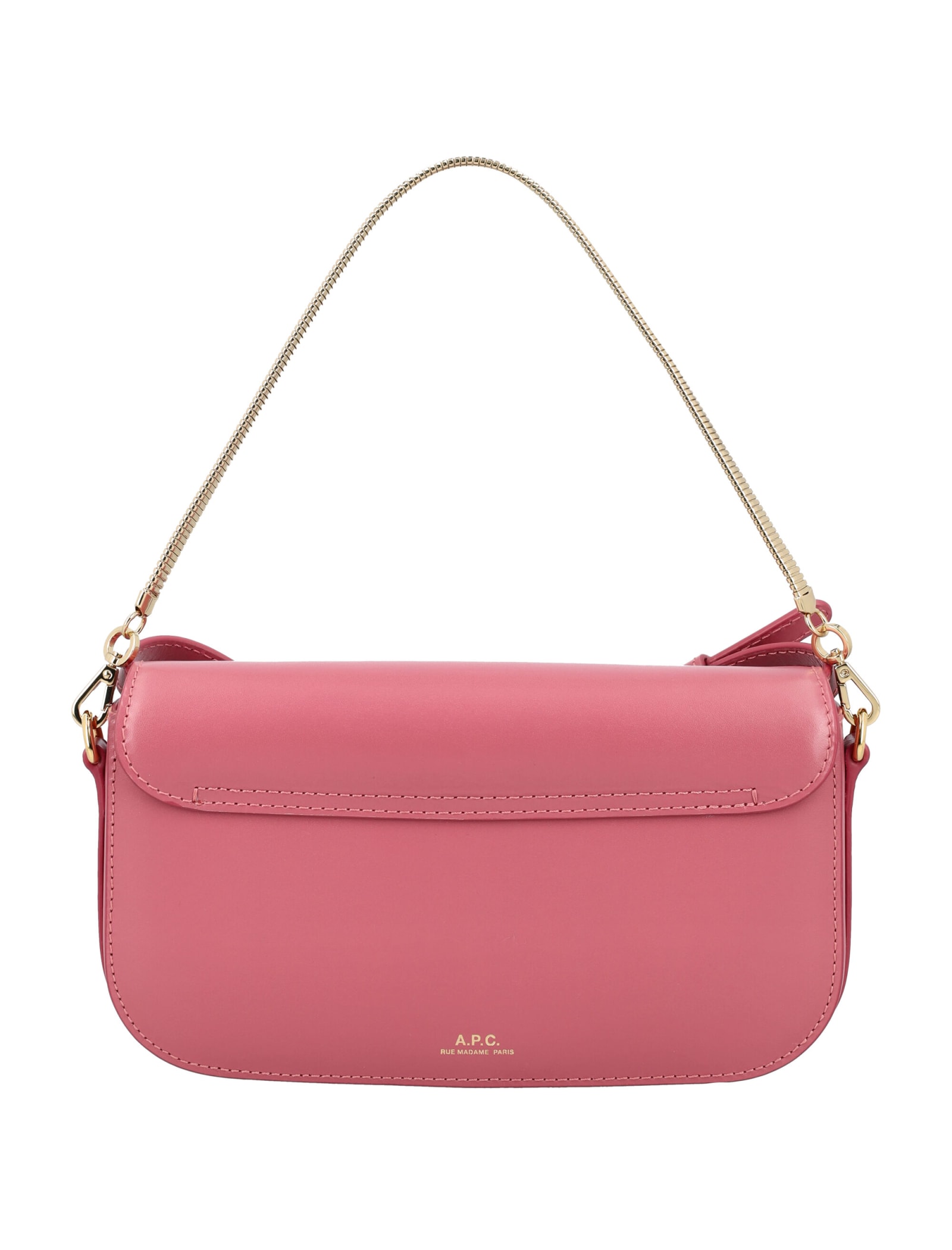 Shop Apc Clutch Grace With Chain In Pink