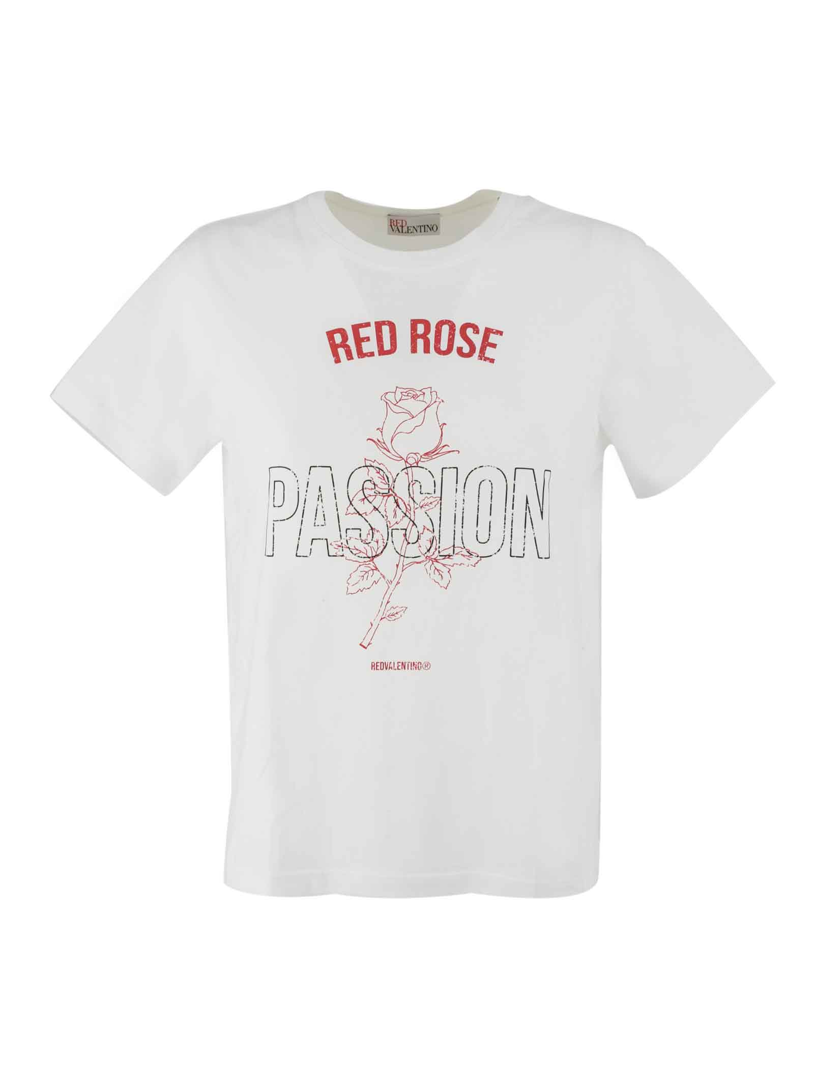 RED Valentino Cotton Print T-shirt