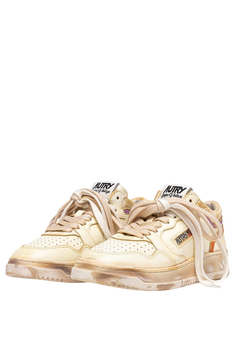 Autry Med-way Sv Mid Leat Goat Mar Afviol In Multi