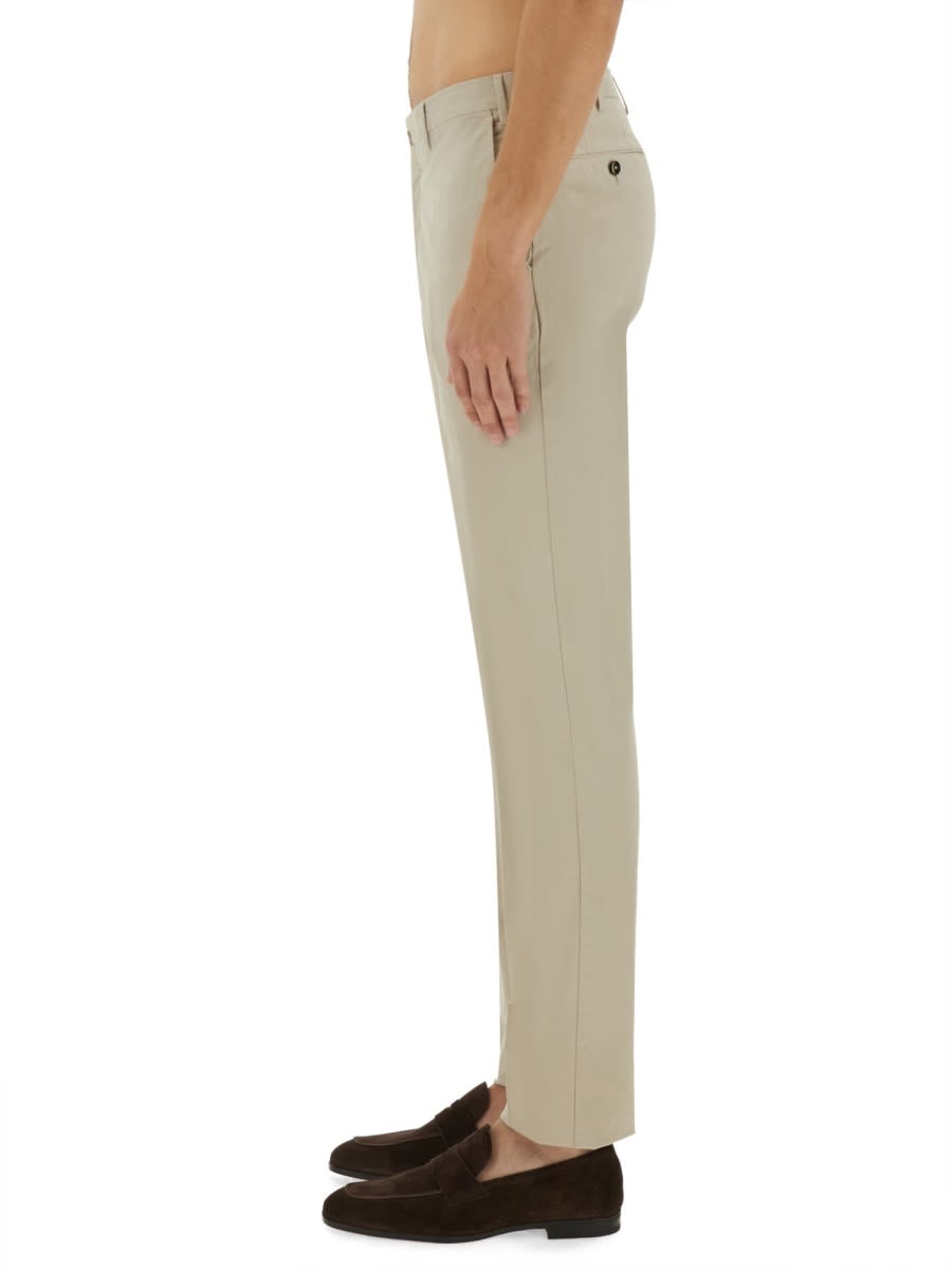 Pt Torino Tailored Slim Fit Pants In Lightweight Cotton Blend