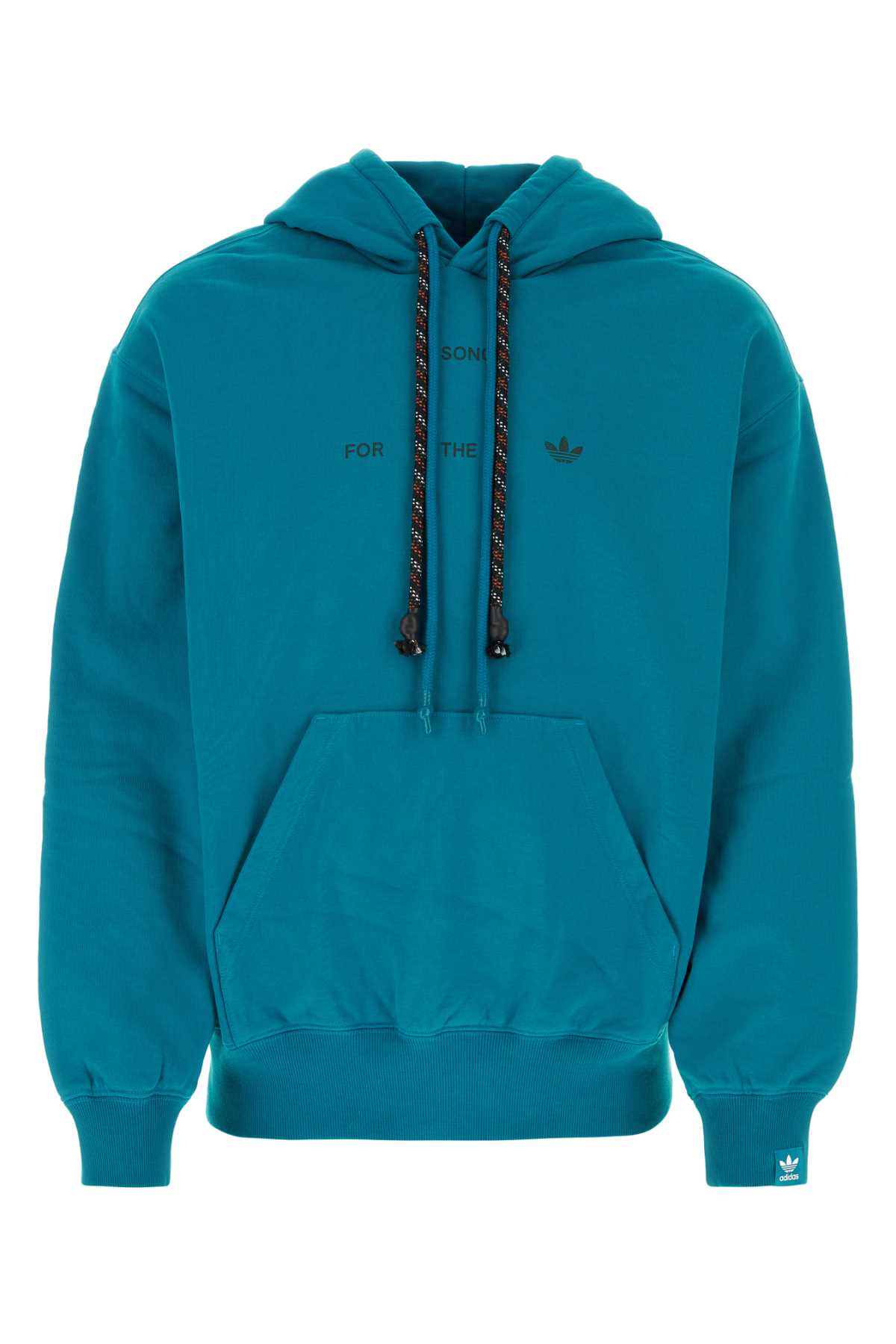 Shop Adidas Originals Turquoise Cotton Adidas X Song For The Mute Sweatshirt In Activeteal