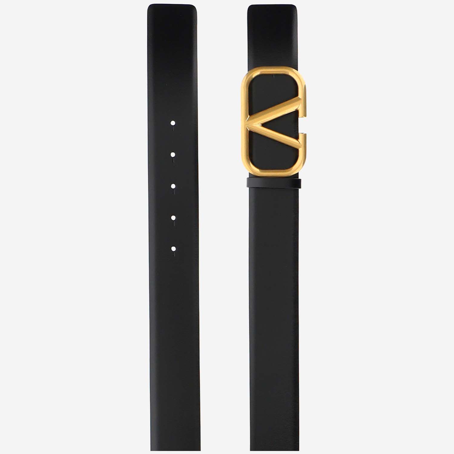 Shop Valentino Vlogo Signature Belt In Black