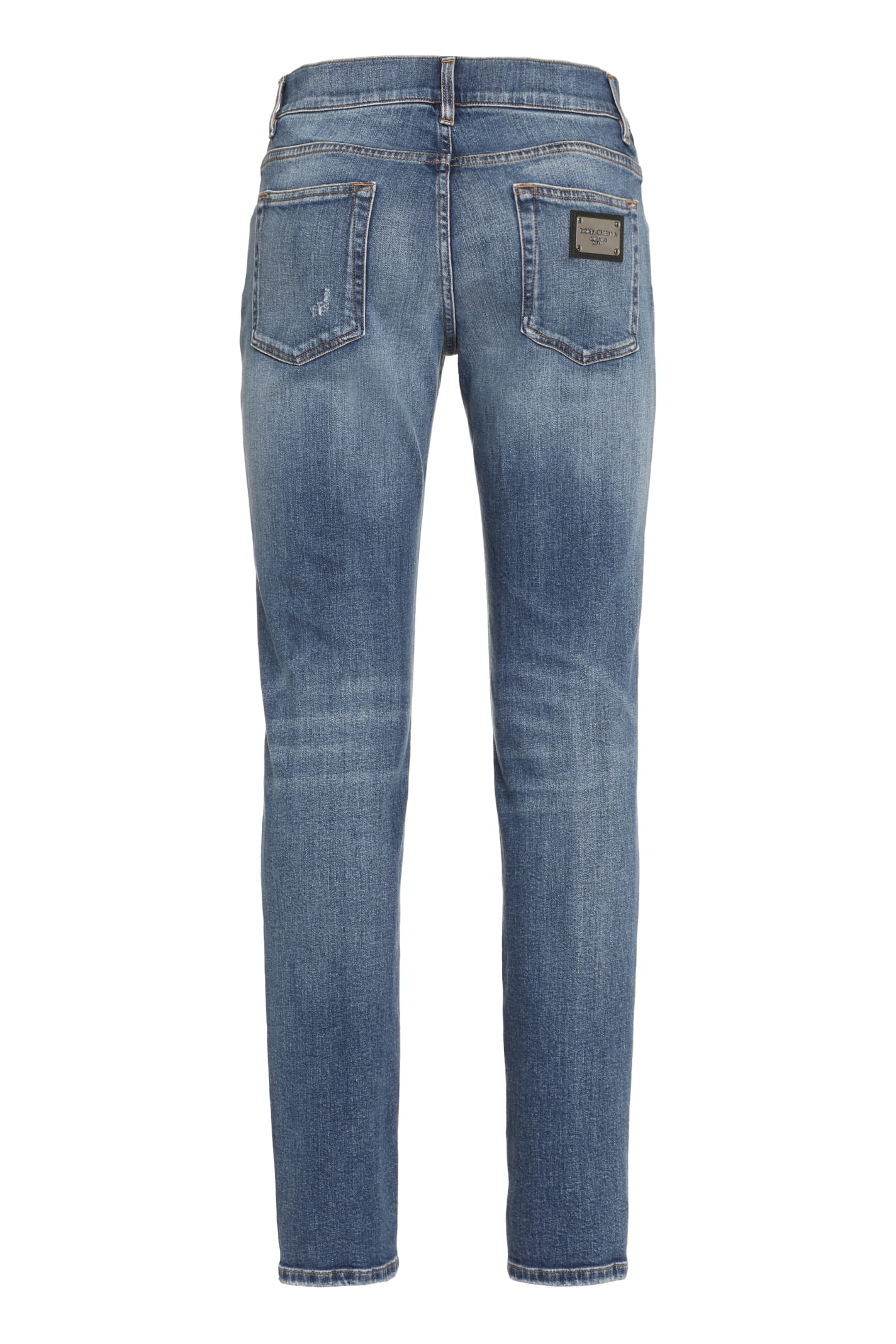 Shop Dolce & Gabbana Stretch Skinny Jeans In Variante Abbinata