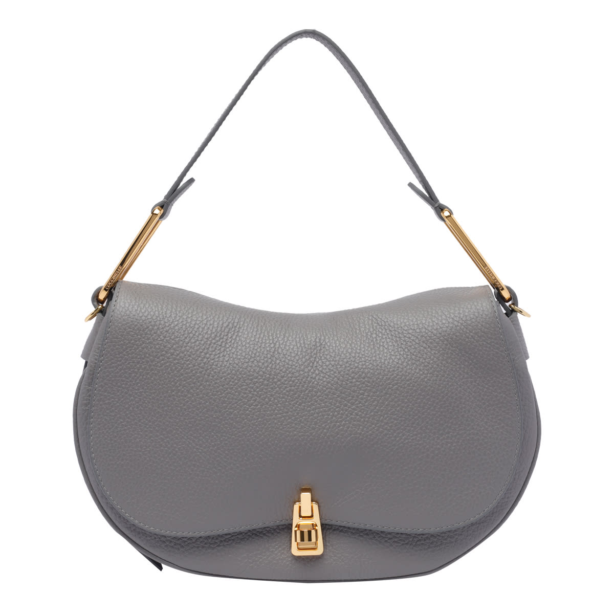 Shop Coccinelle Magie Soft Medium Shoulder Bag In Grey